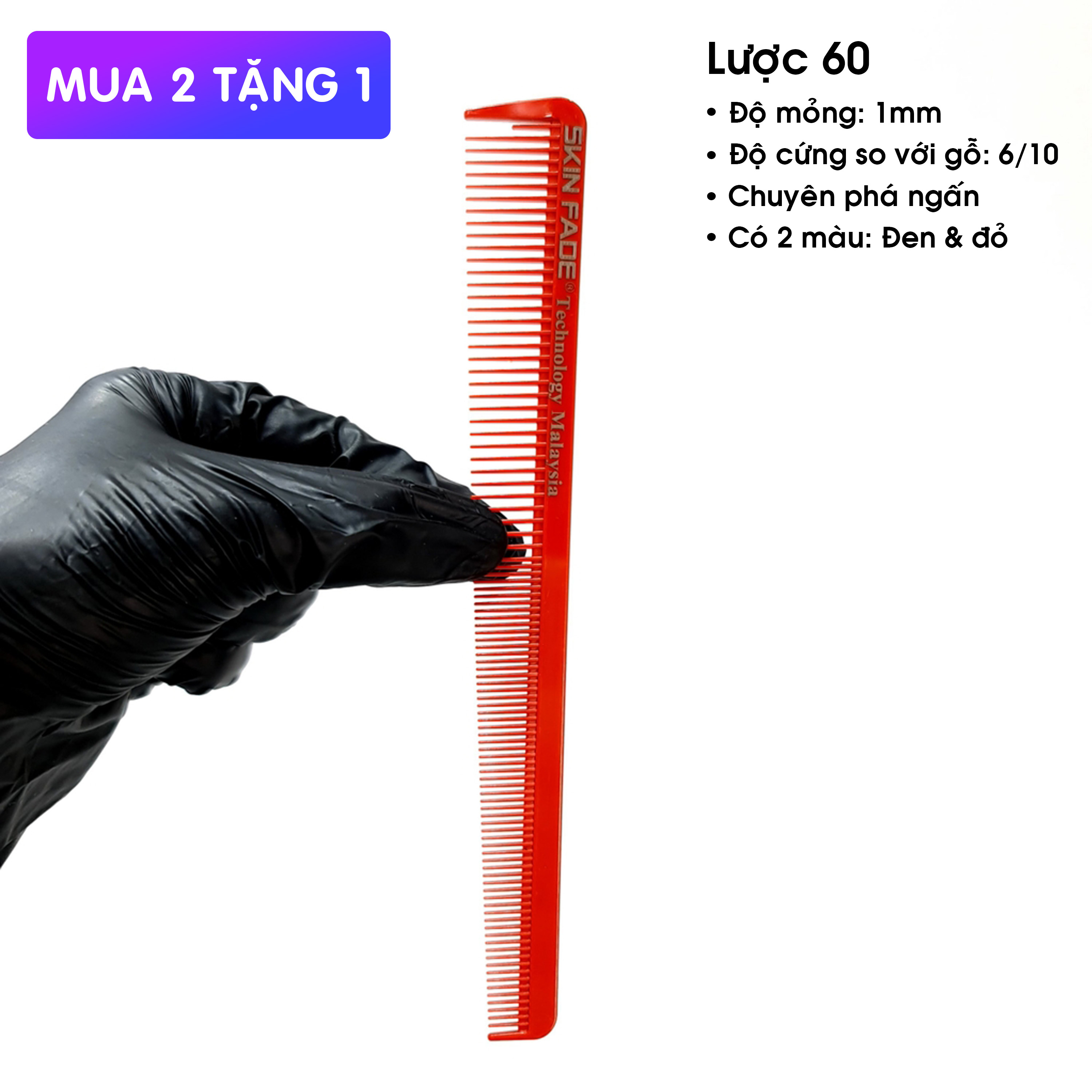 Lược 60 | Phá ngấn, nhặt sạn cắt tóc chuyên nghiệp