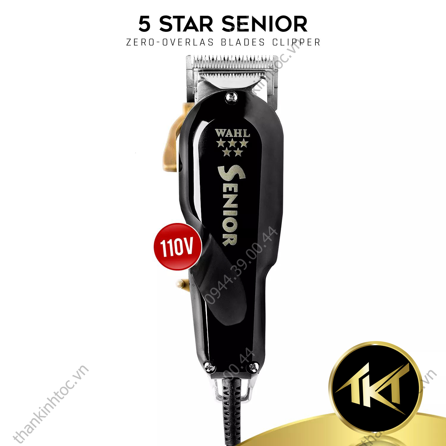 Tông đơ điện lưỡi đơn WAHL Senior Chính hãng USA Bản nội địa 110V