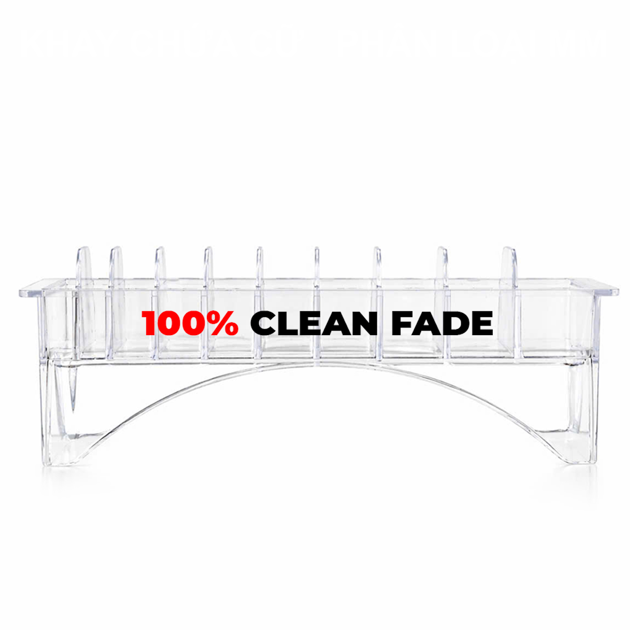 Khay chứa cữ tông đơ đựng được 10 cữ Skin Fade dành cho Barber