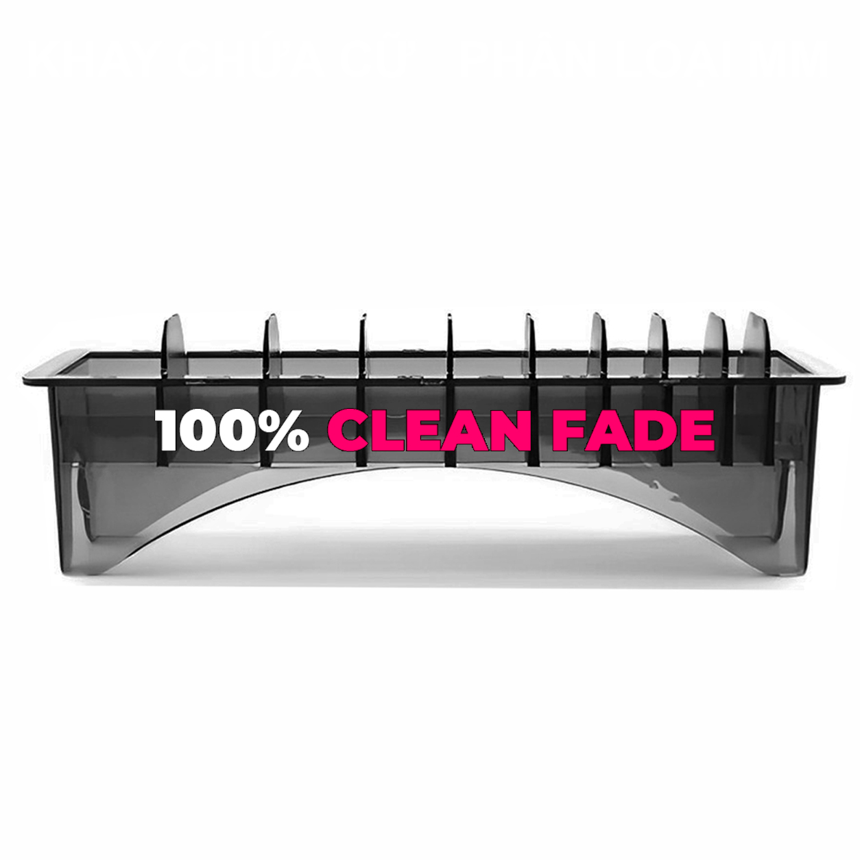 Khay chứa cữ tông đơ đựng được 10 cữ Skin Fade dành cho Barber