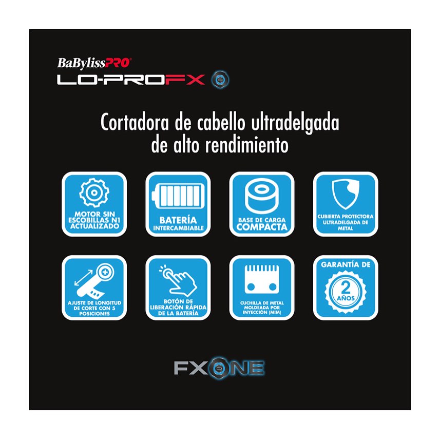 Tông Đơ Pin Babyliss LO PRO FX ONE Chính Hãng USA