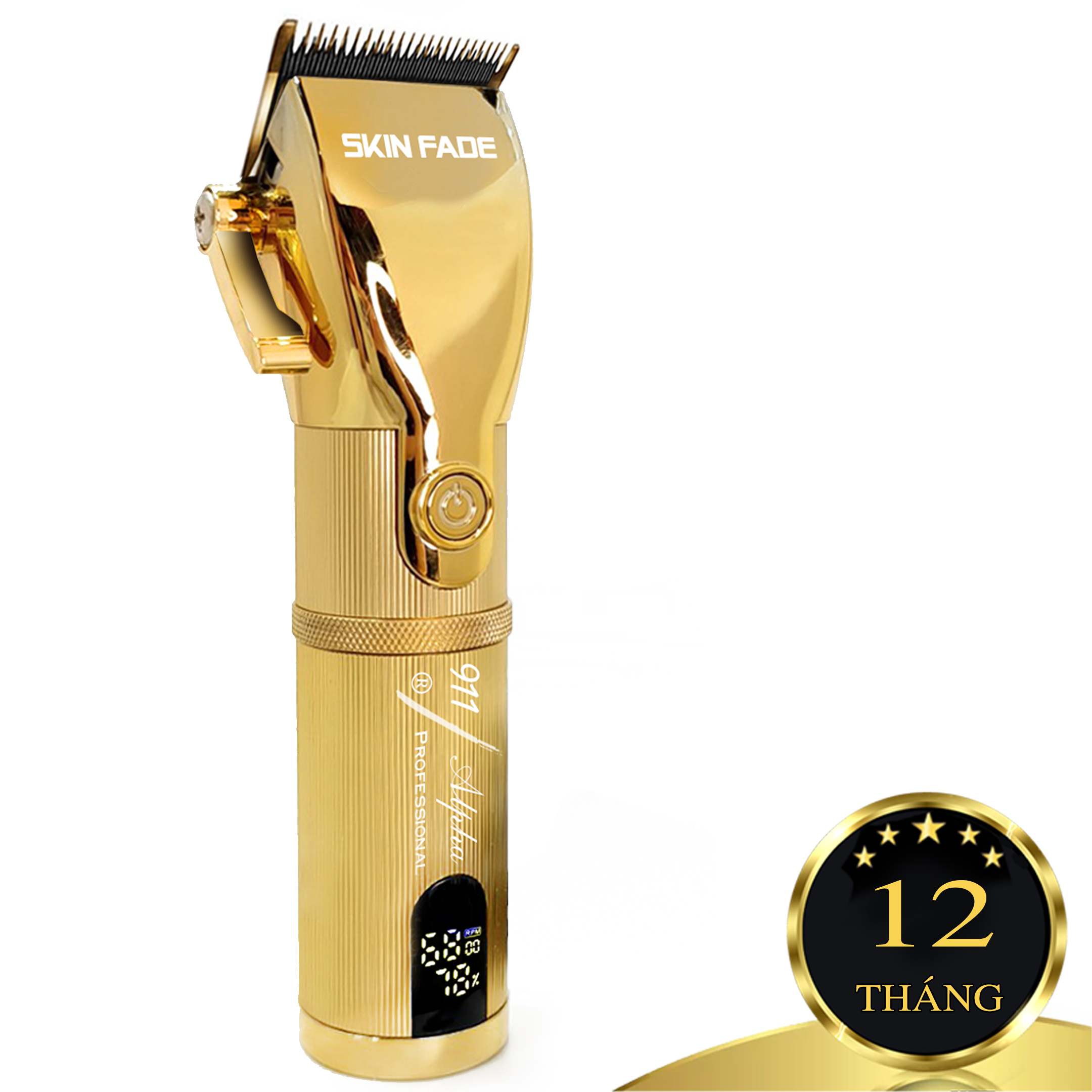 Tông đơ pin Lưỡi đơn 911 Gold Chính hãng