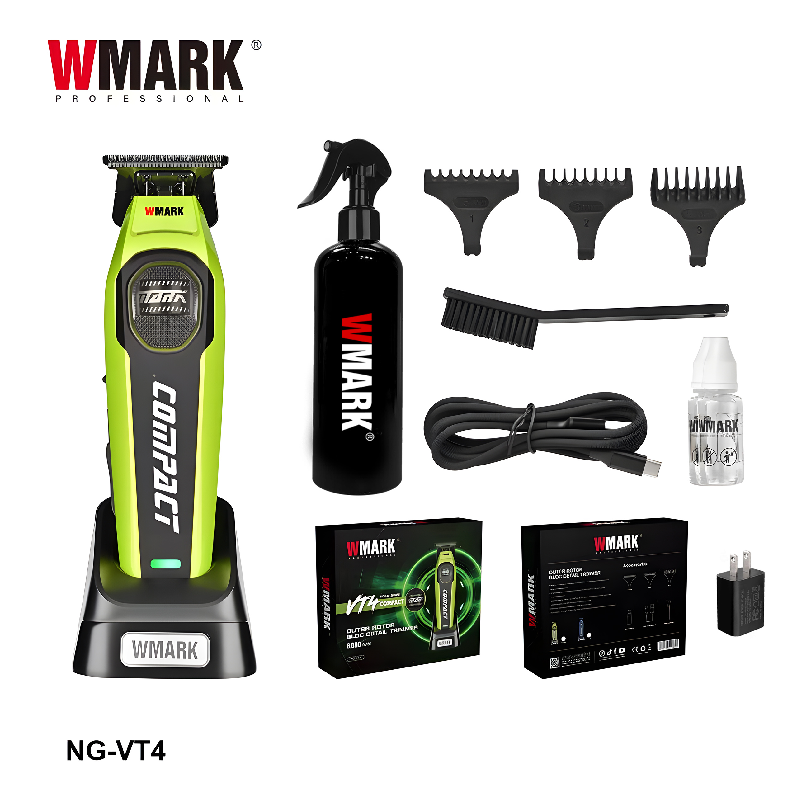 Tông Đơ Viền WMARK NG-VT4 Động Cơ Không Chổi Than Tốc Độ Cao Outer Rotor BLDC Chính Hãng