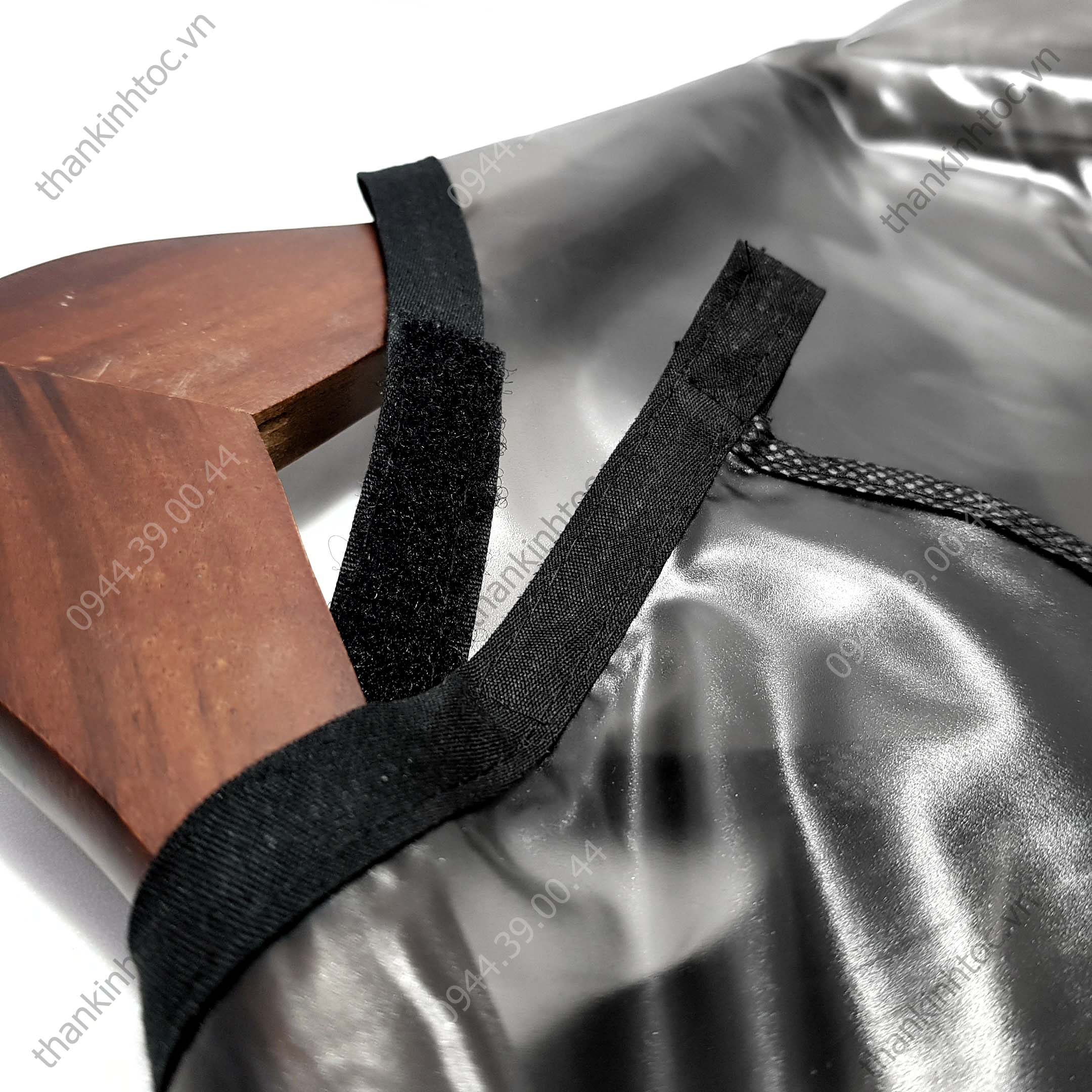 Khăn choàng BLACK Uốn duỗi nhuộm Cao cấp