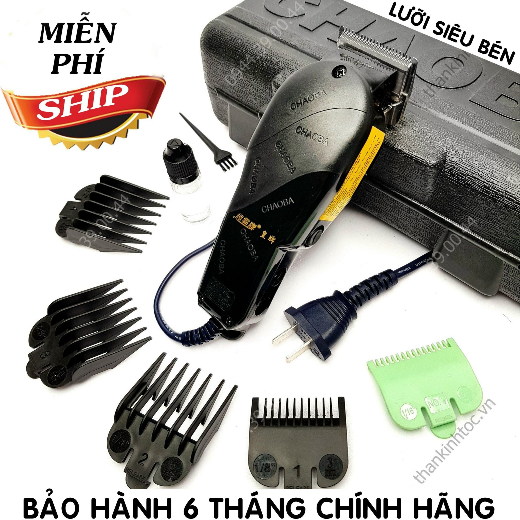 Tông Đơ Điện Lưỡi kép Chaoba Chính hãng 220V