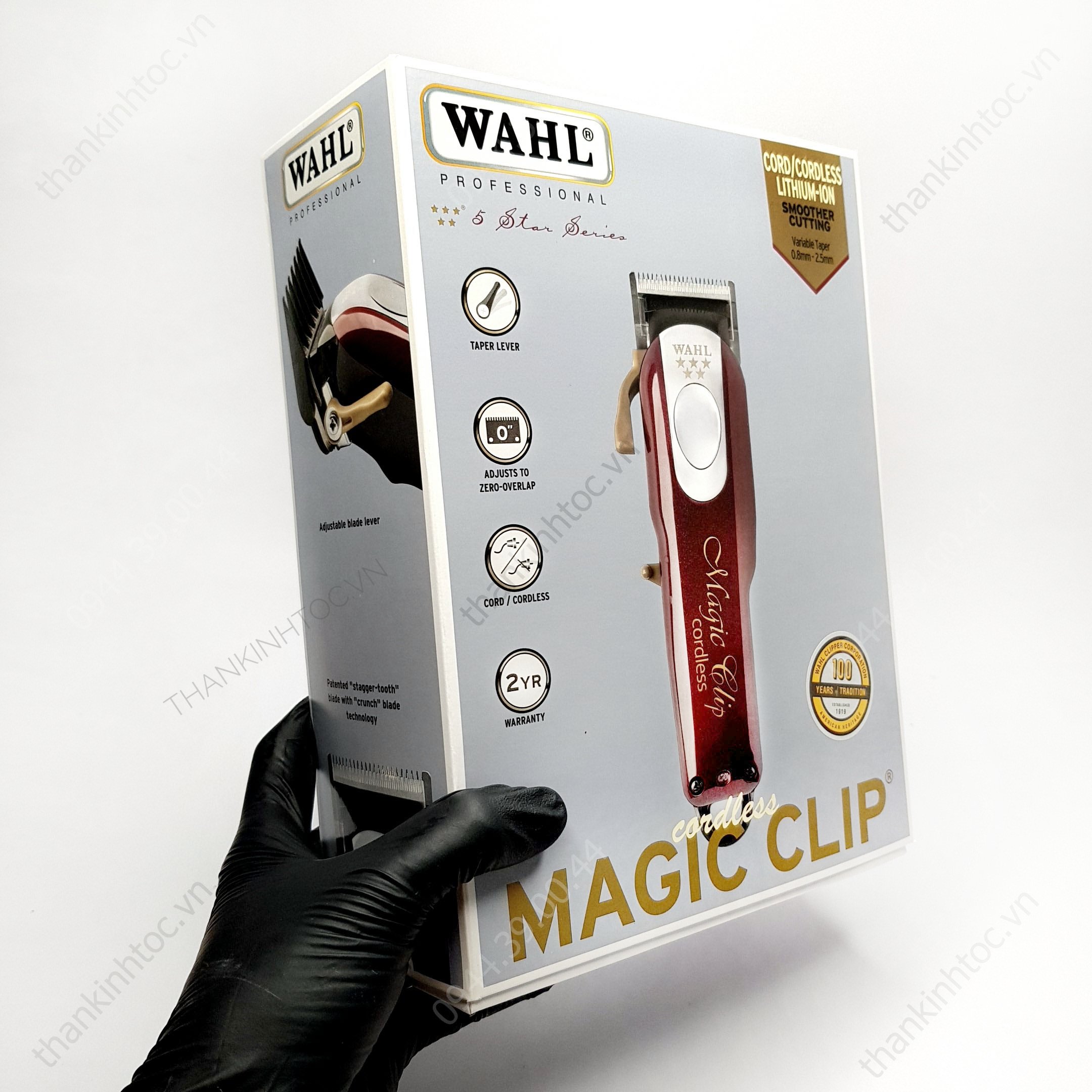 Tông đơ pin lưỡi kép WAHL Magic Clip Chính hãng USA Bản quốc tế