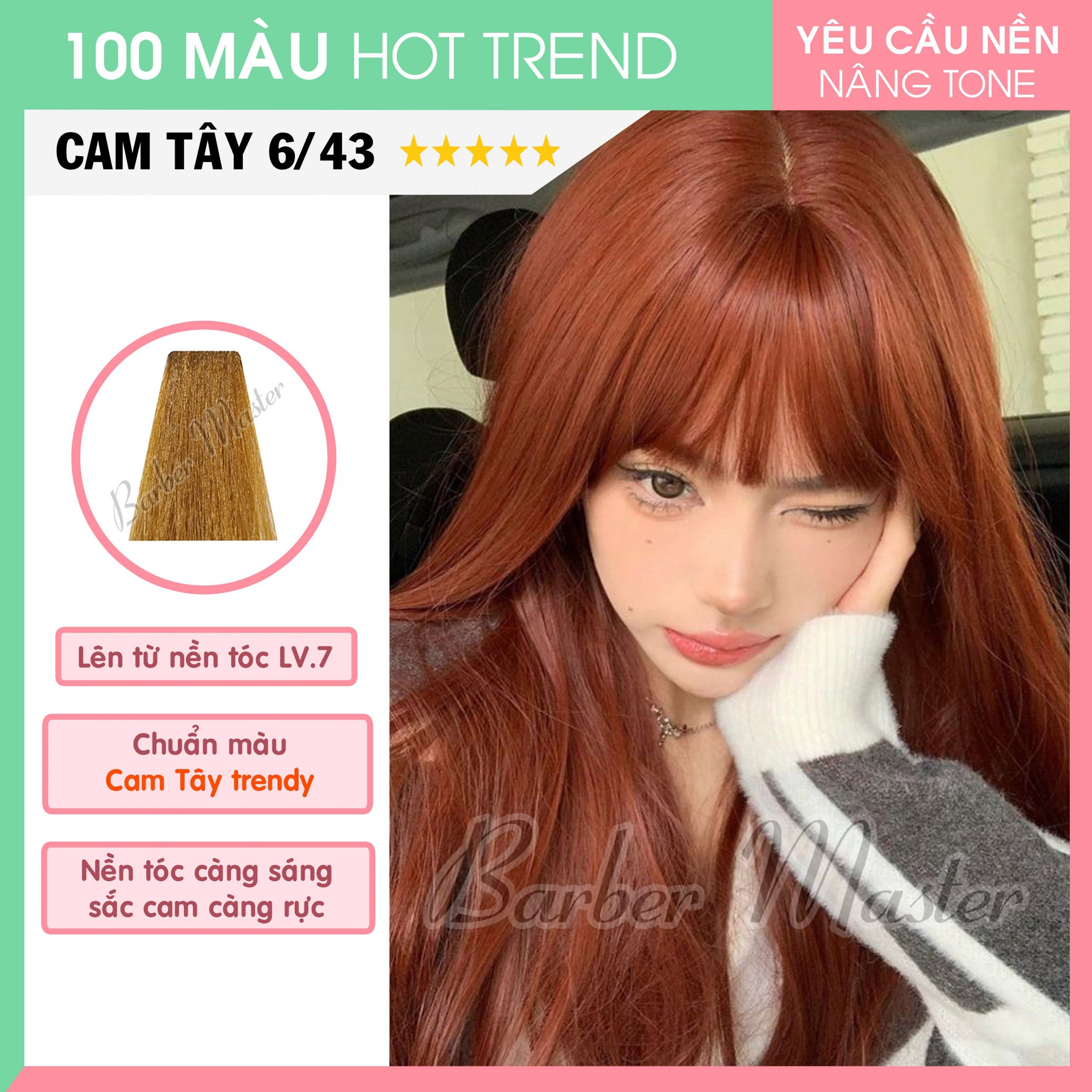 Bộ 14 màu Nhuộm trên nền Level 7