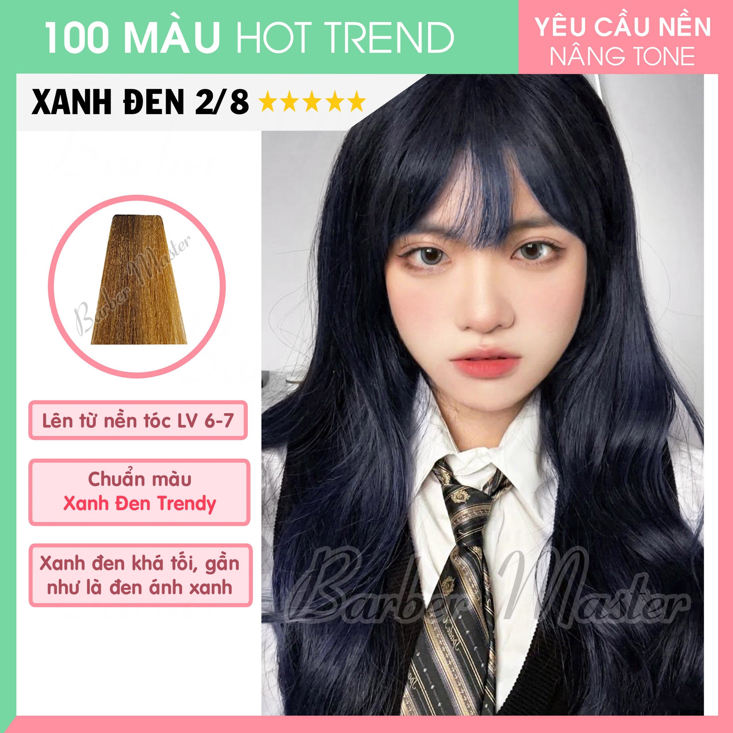 Bộ 14 màu Nhuộm trên nền Level 7