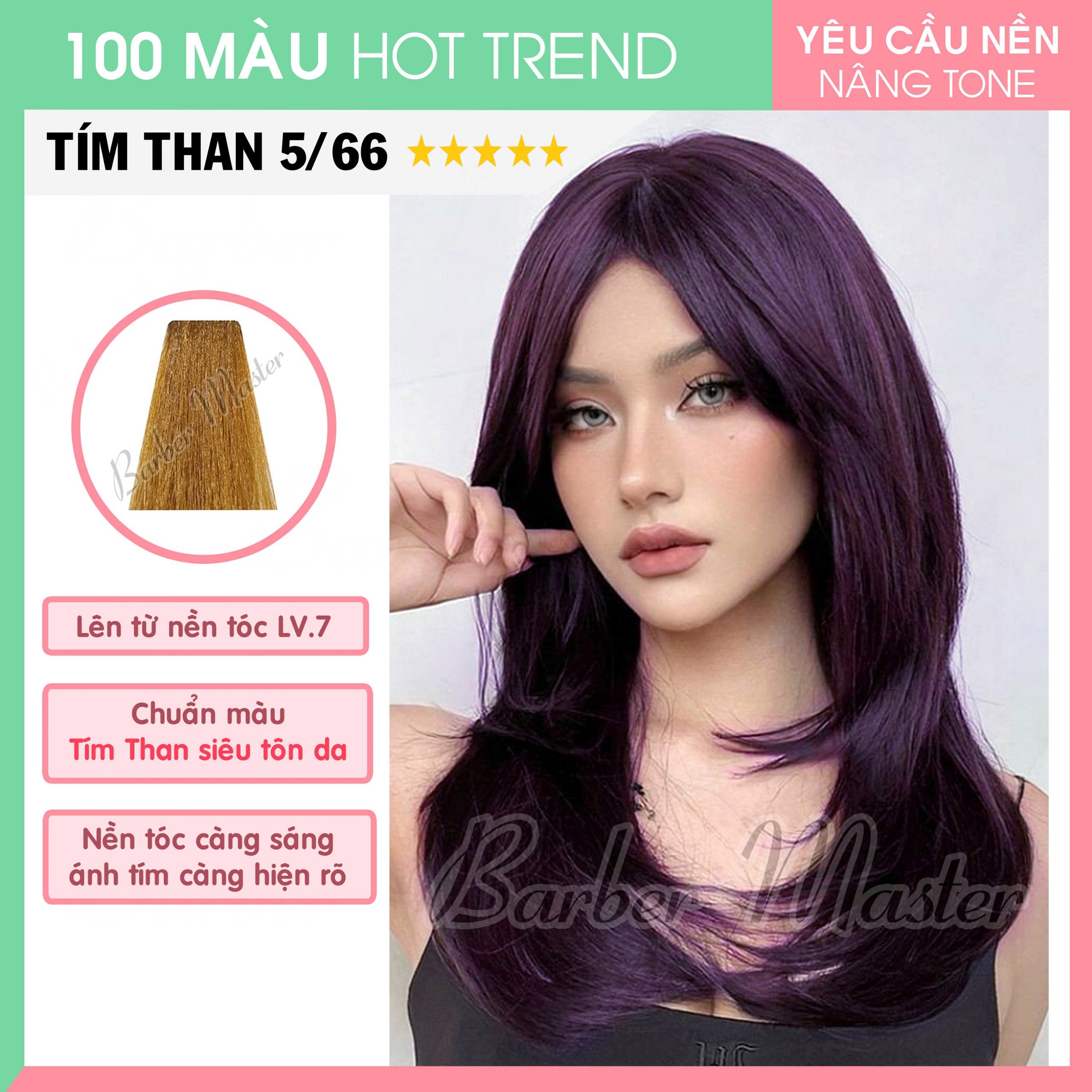 Bộ 14 màu Nhuộm trên nền Level 7