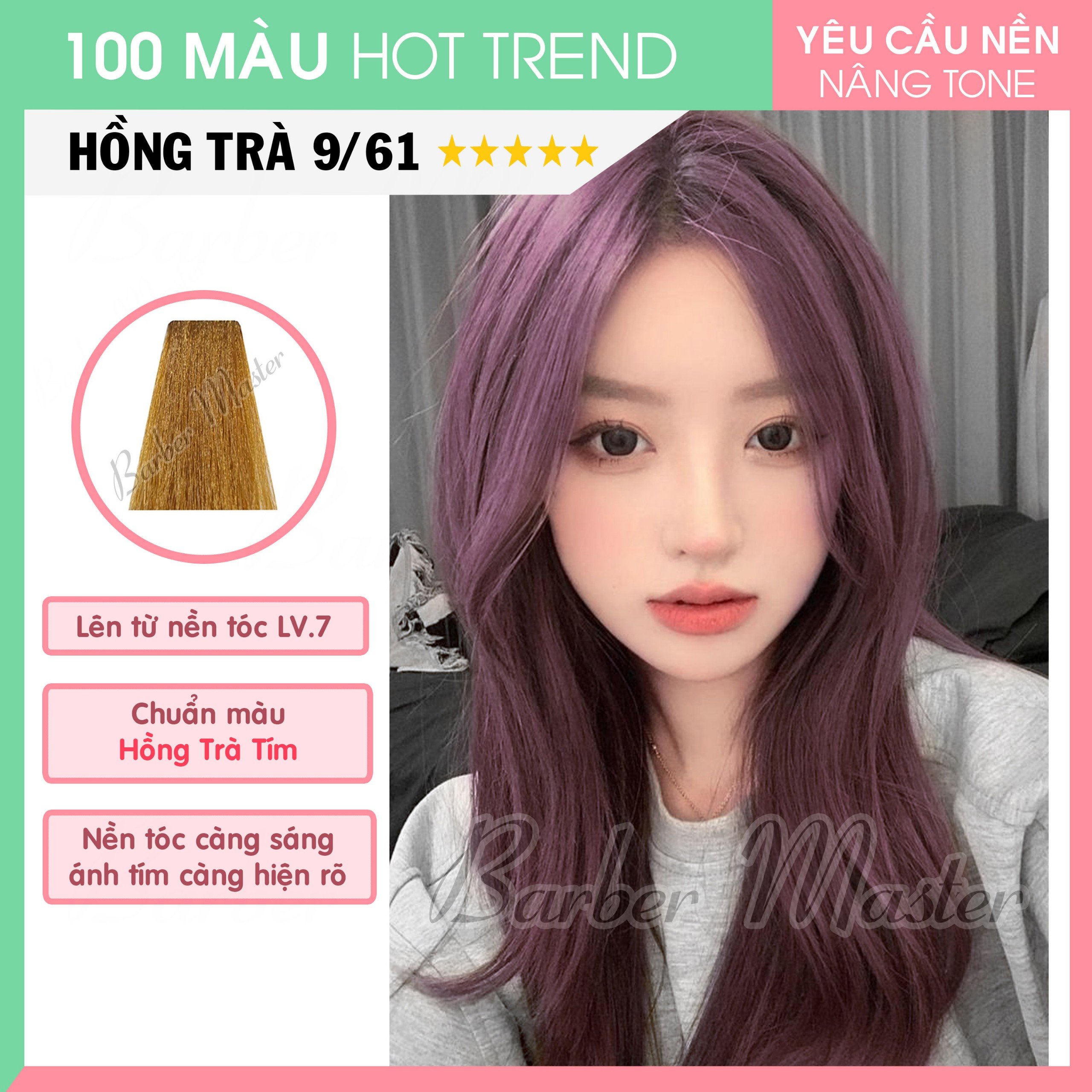 Bộ 14 màu Nhuộm trên nền Level 7