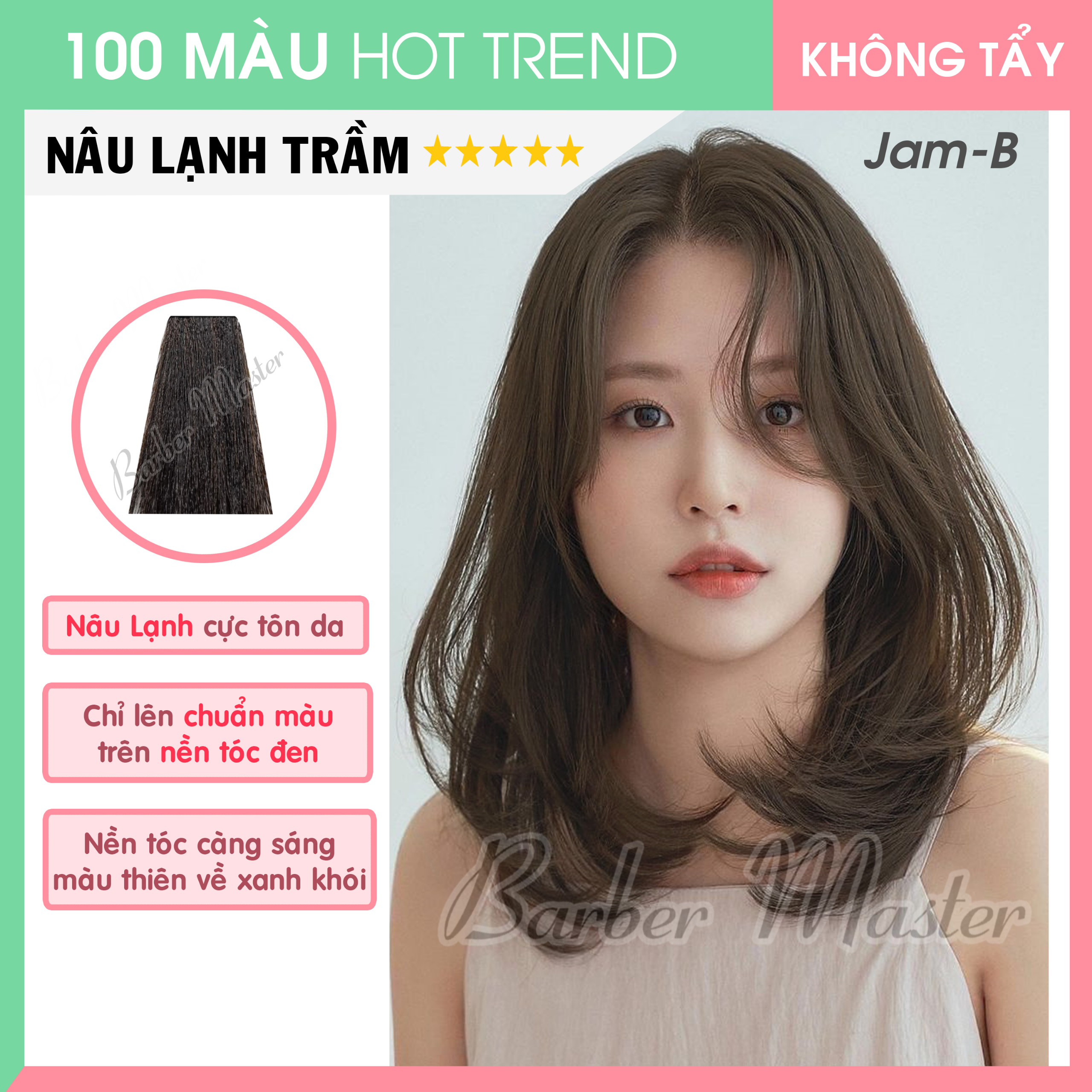 Bộ 35 màu nhuộm trên nền đen Level 3