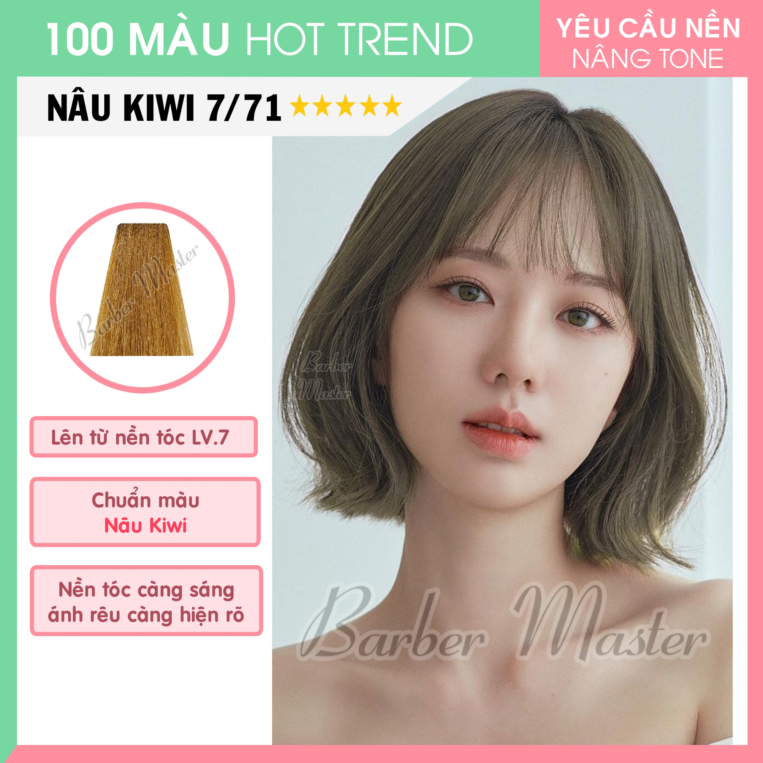 Bộ 14 màu Nhuộm trên nền Level 7