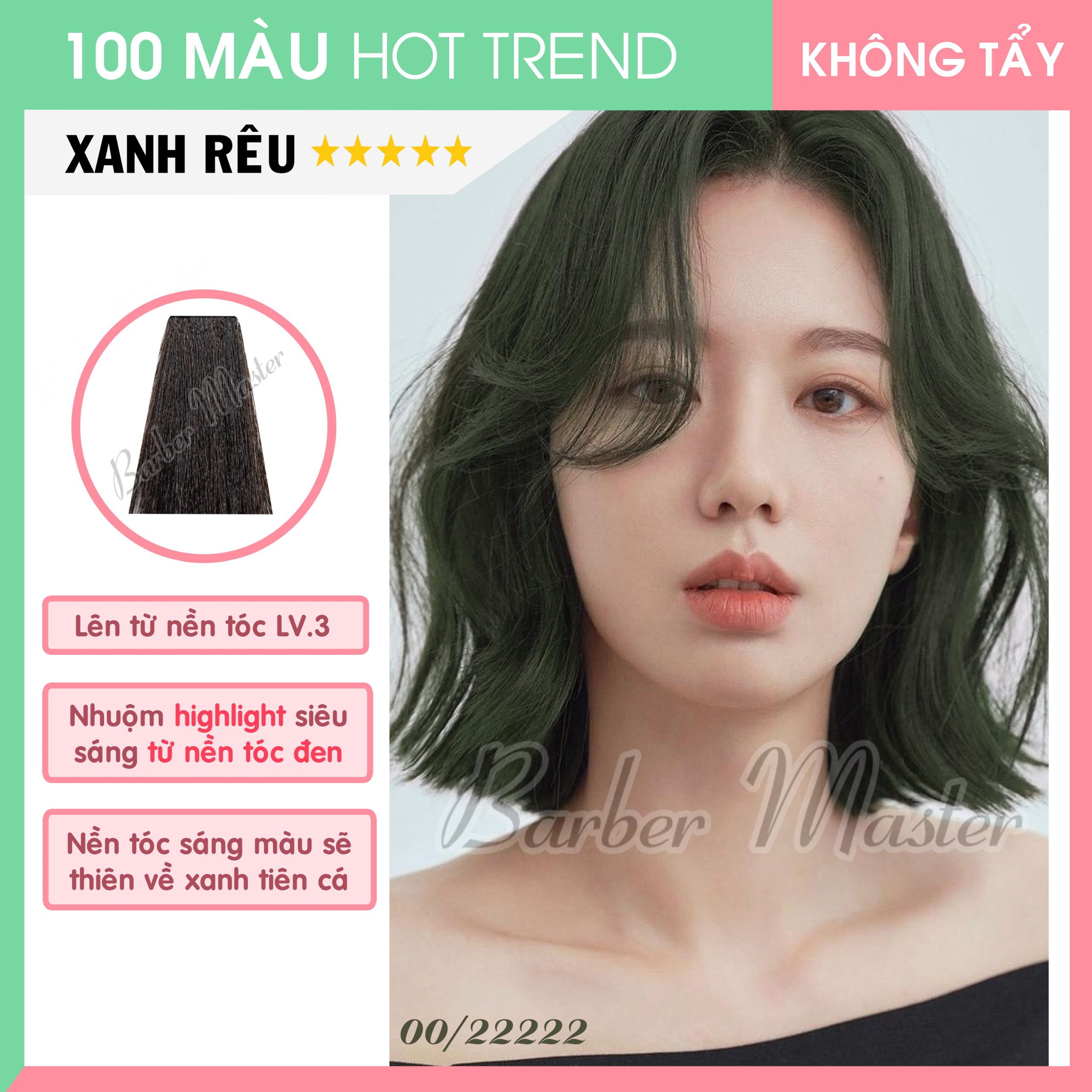 00/22222 Xanh Rêu - Level 3