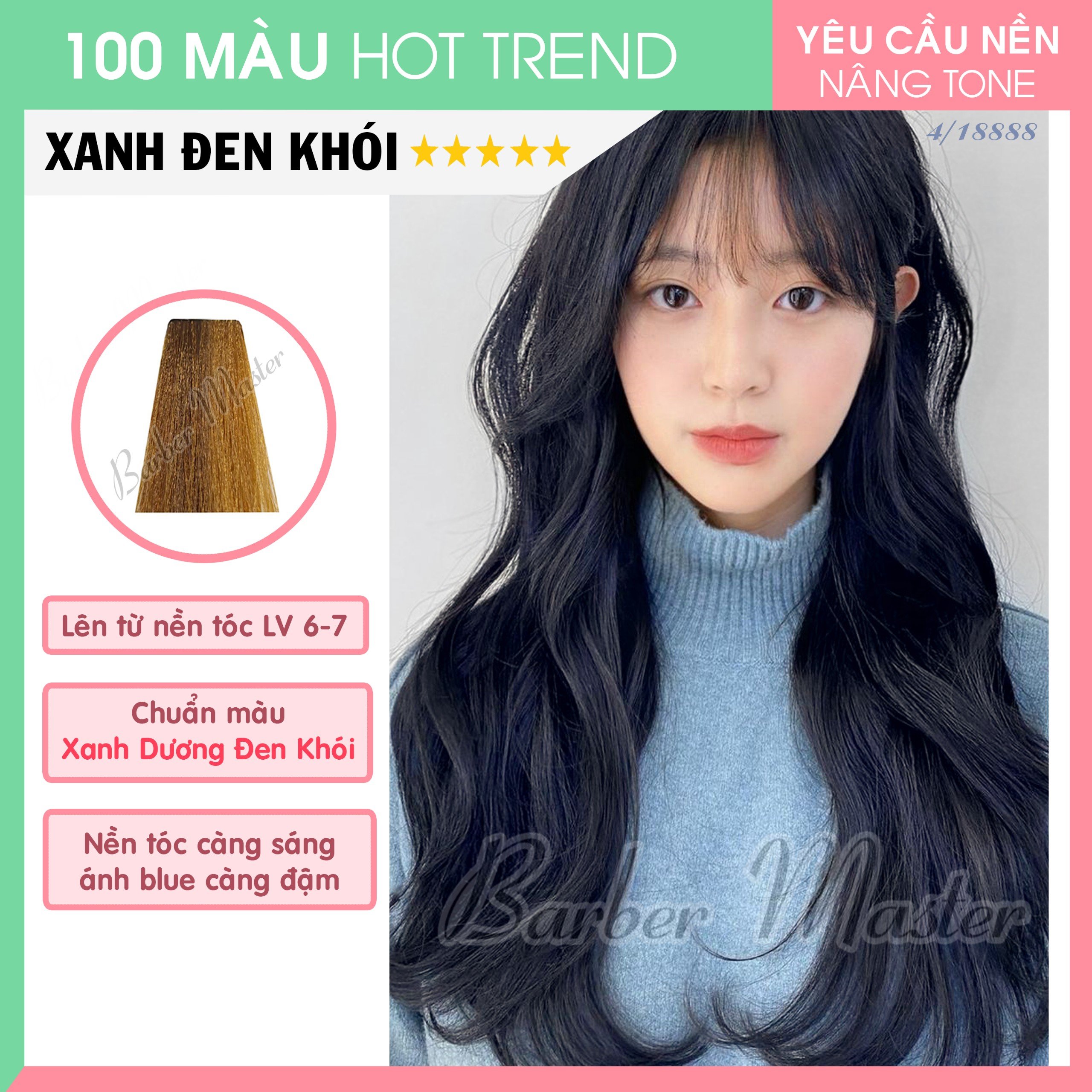 Bộ 14 màu Nhuộm trên nền Level 7