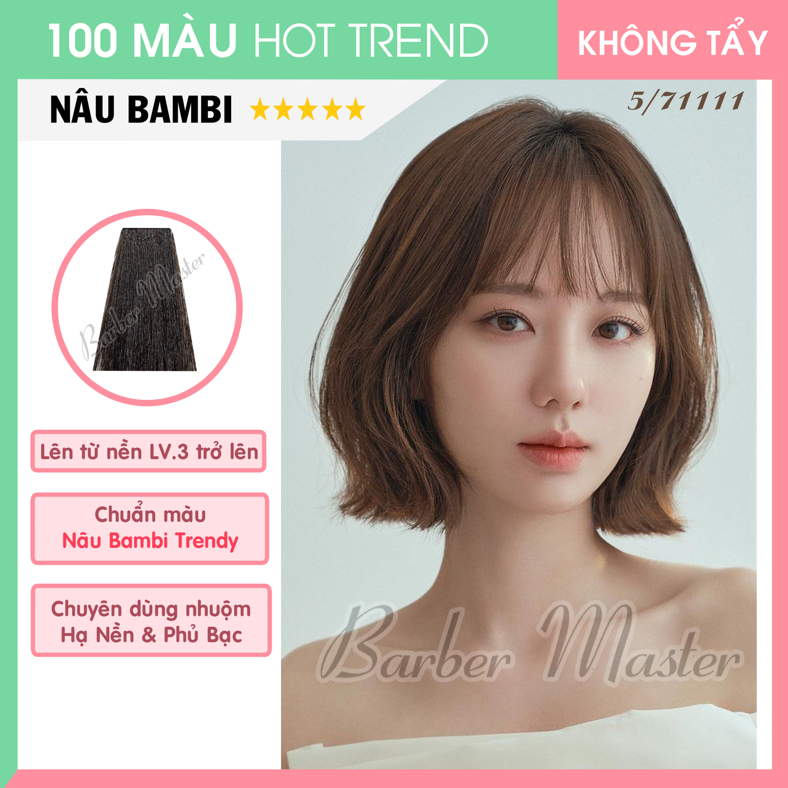 Bộ 35 màu nhuộm trên nền đen Level 3