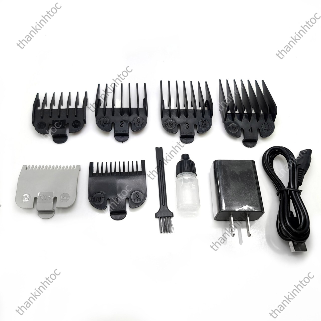 Tông Đơ Pin Lưỡi Đơn Skin Fade P08 Chính Hãng