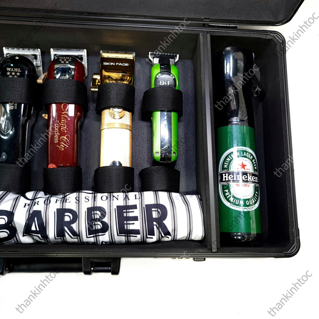 Vali Siêu Chứa Đồ Nghề Black Gold JRL, MRD, Skin Fade Pro