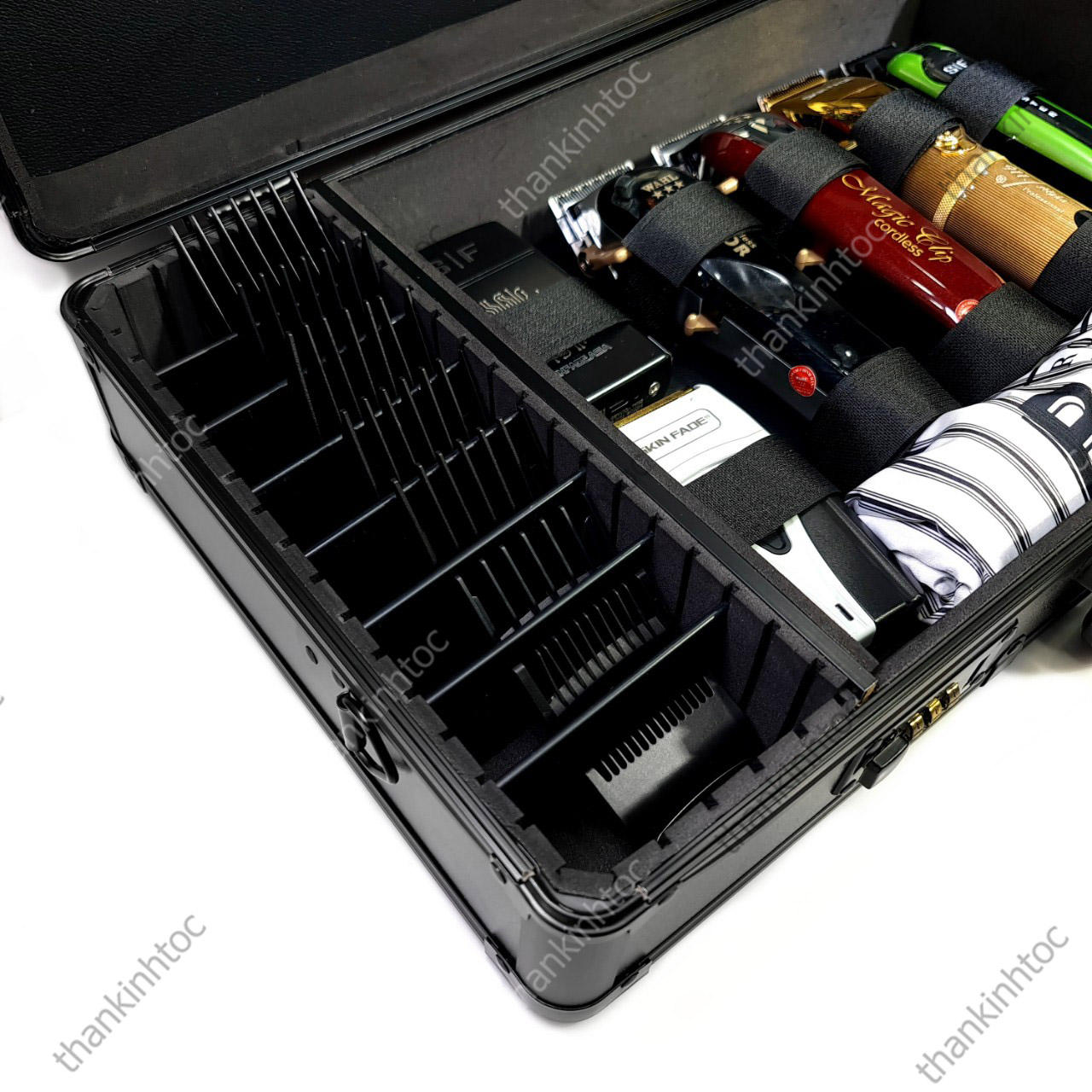 Vali Siêu Chứa Đồ Nghề Black Gold JRL, MRD, Skin Fade Pro