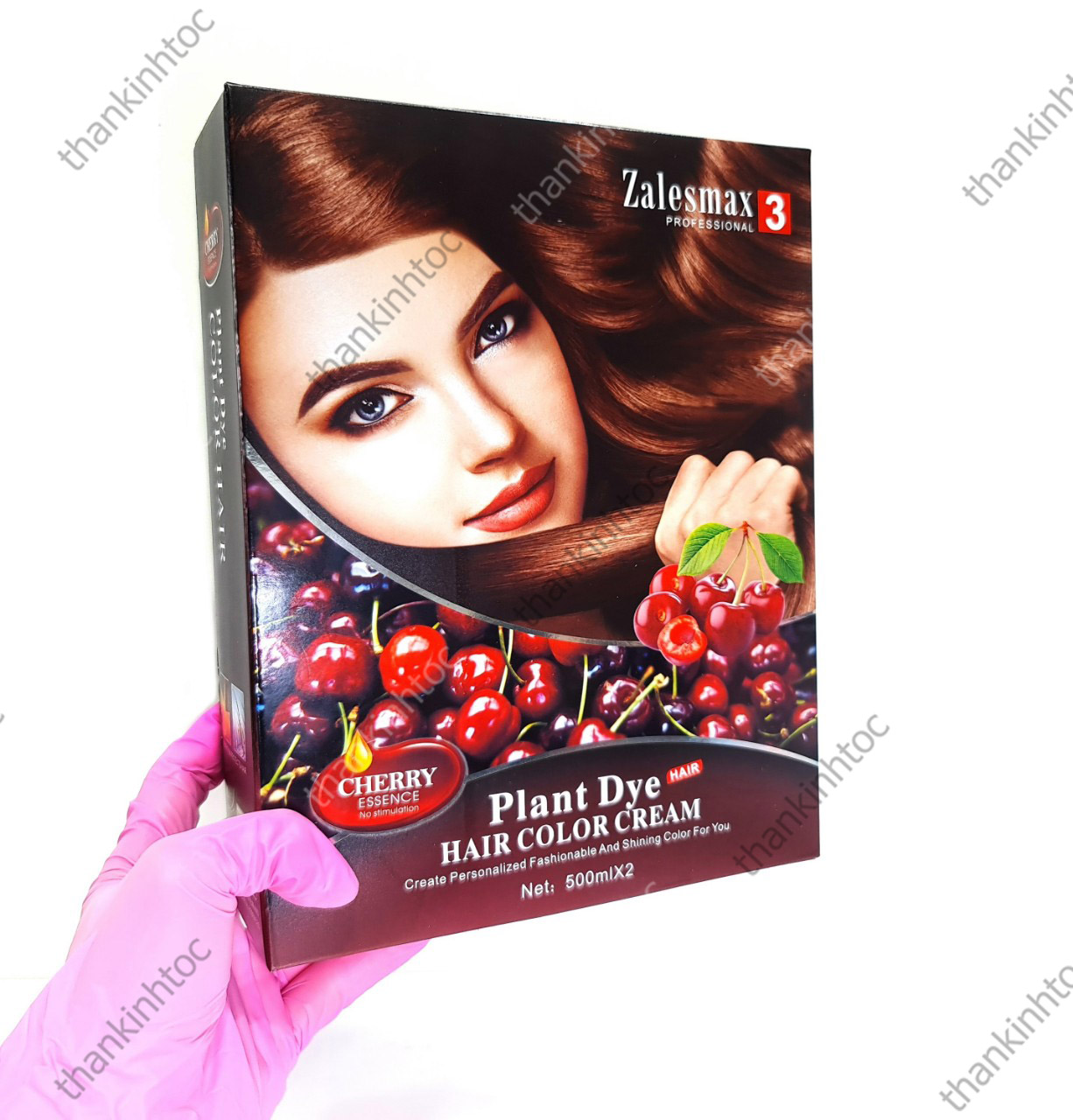 Kem Nhuộm Nâu Phủ Bạc Cherry Siêu Thơm Không Dính Da Đầu Hàn Quốc Chính Hãng