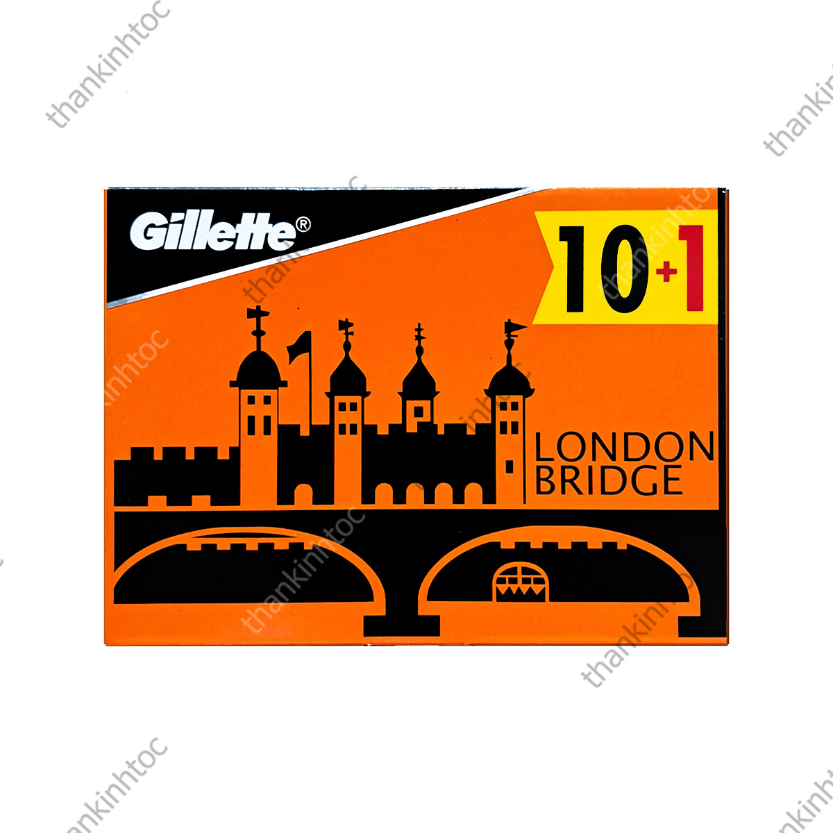 Lưỡi Lam Gillette London Bridge (11 cái x 10 vỉ = 110 lưỡi)