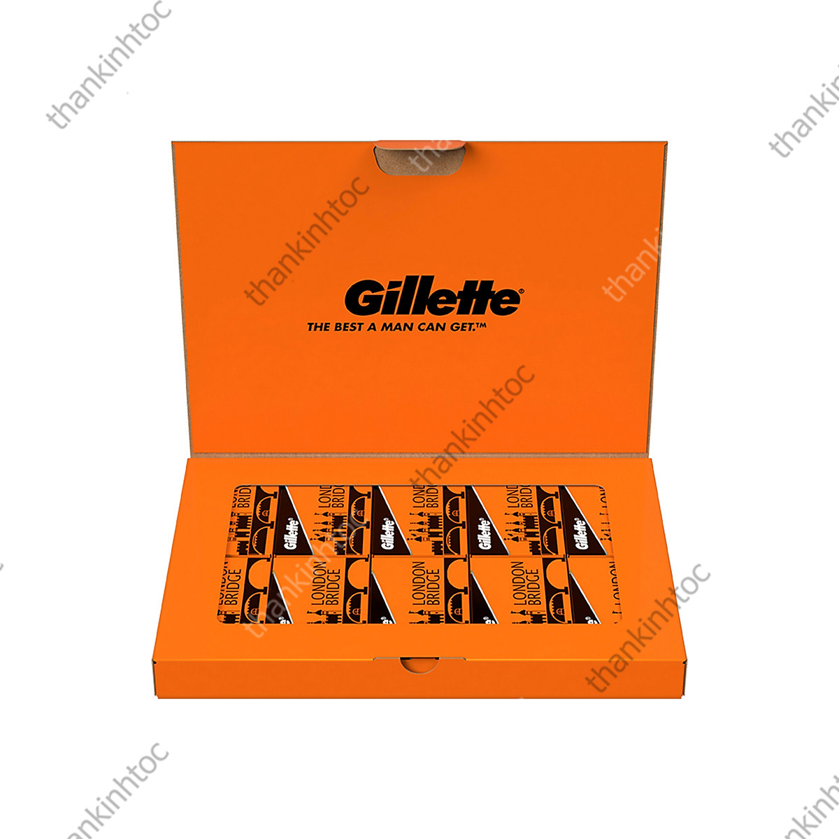 Lưỡi Lam Gillette London Bridge (11 cái x 10 vỉ = 110 lưỡi)