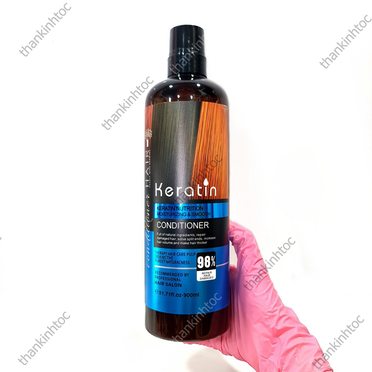 Bộ Dầu Gội Xả Keratin Siêu Thơm Giữ Màu Phục Hồi Tóc Chính Hãng