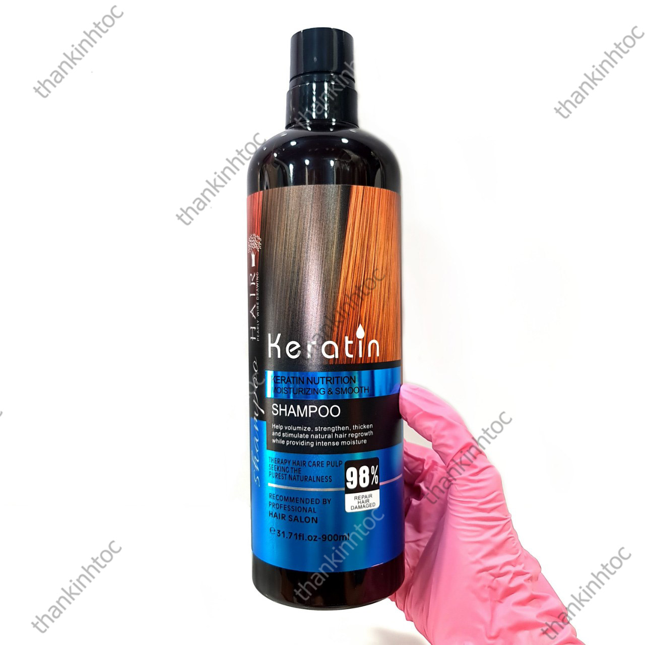 Bộ Dầu Gội Xả Keratin Siêu Thơm Giữ Màu Phục Hồi Tóc Chính Hãng