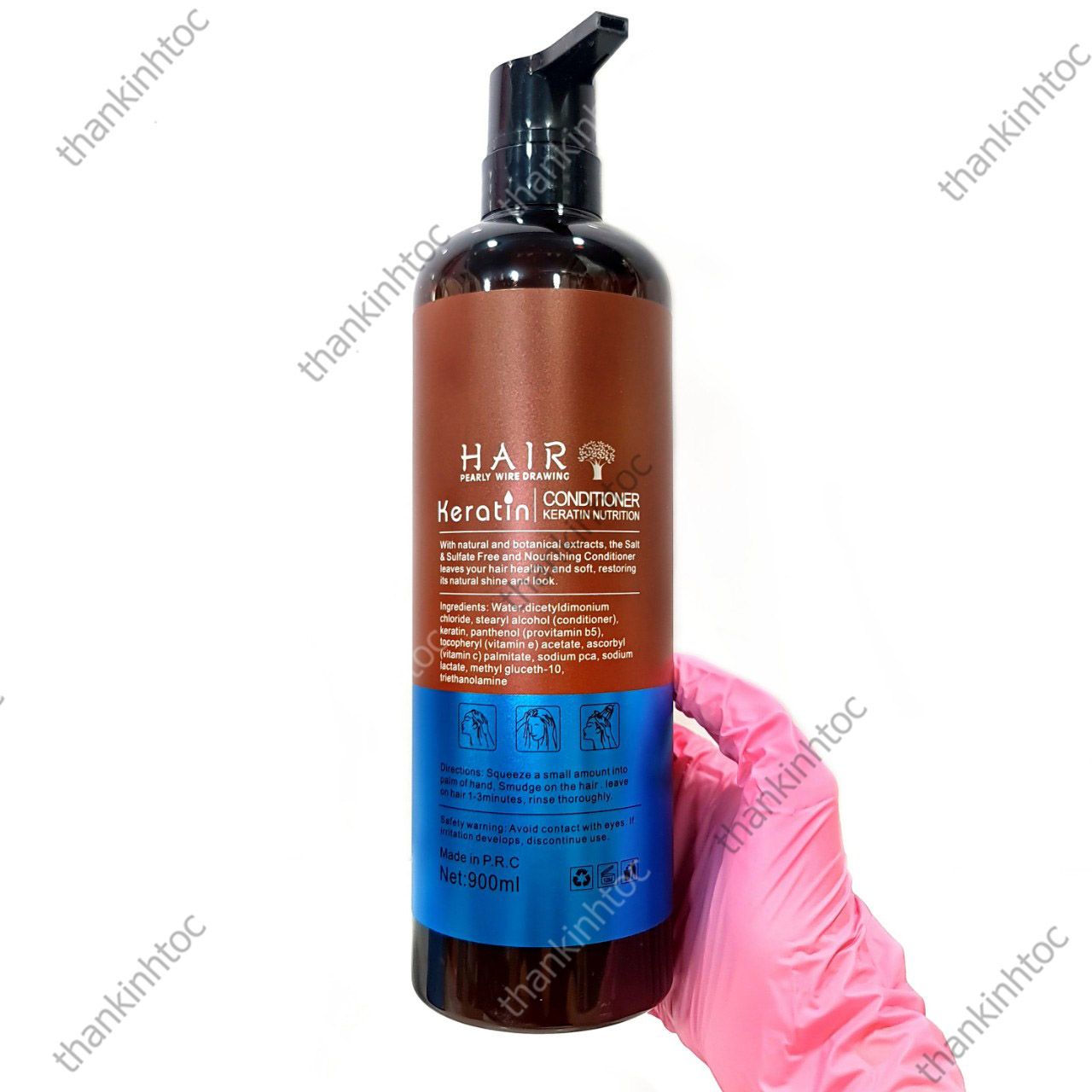 Bộ Dầu Gội Xả Keratin Siêu Thơm Giữ Màu Phục Hồi Tóc Chính Hãng