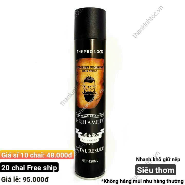 Gôm xịt The Pro Lock vàng