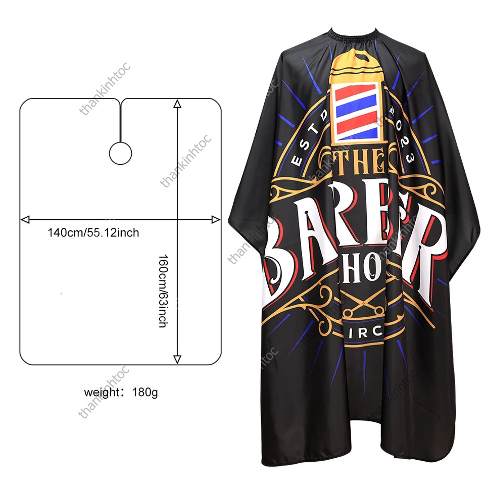 Áo choàng BB13 Cổ thun dài 160cm