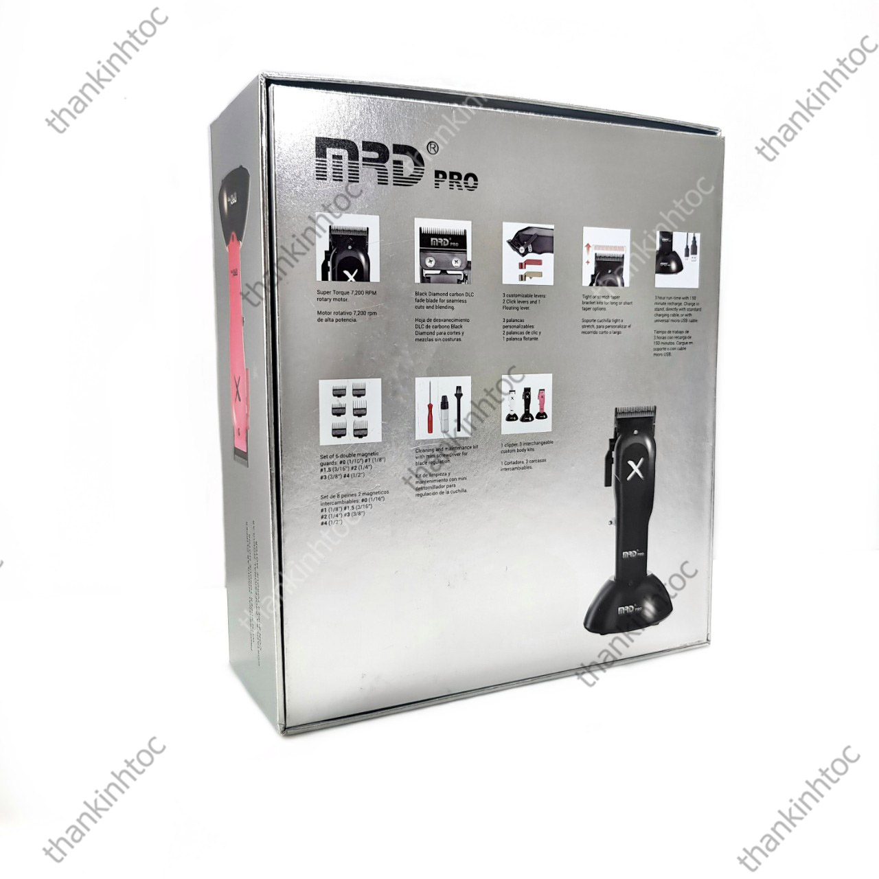 Tông Đơ Pin MRD Super Torque Motor 3969X Chính Hãng