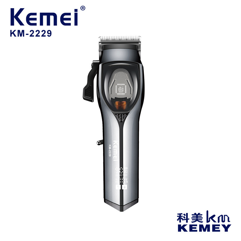 Tông Đơ Pin Lưỡi Đơn Kemei KM-2229 Chính Hãng
