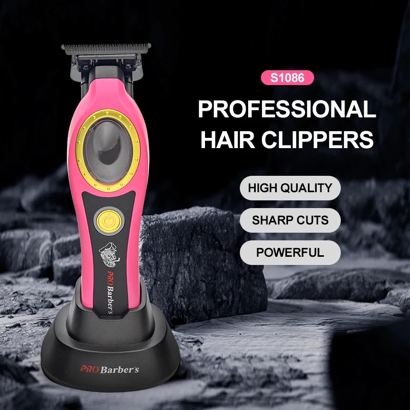 Tông Đơ Viền Pro Barbers S1086 Pink Chính Hãng