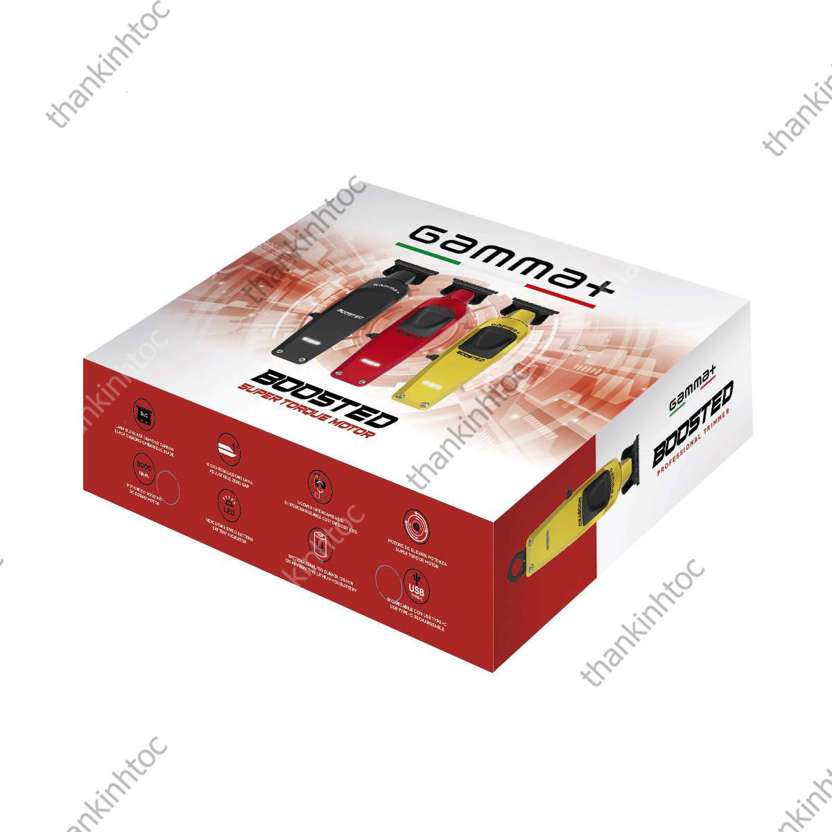 Tông Đơ Viền Gamma+ Boosted Chính Hãng Italia