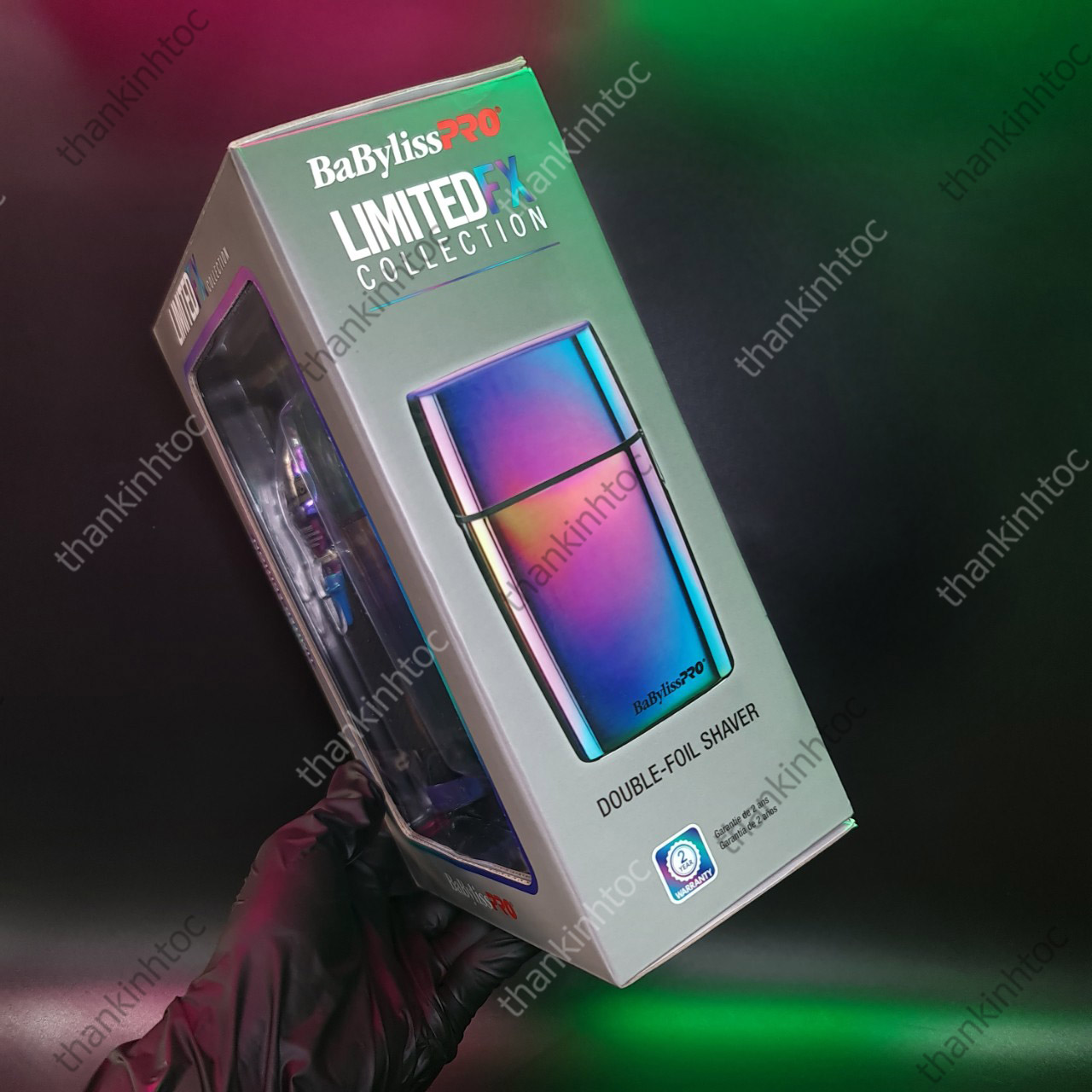 Combo Tông Đơ Viền & Máy Cạo Khô Babyliss LIMITED FX IRIDESCENT Chính Hãng USA