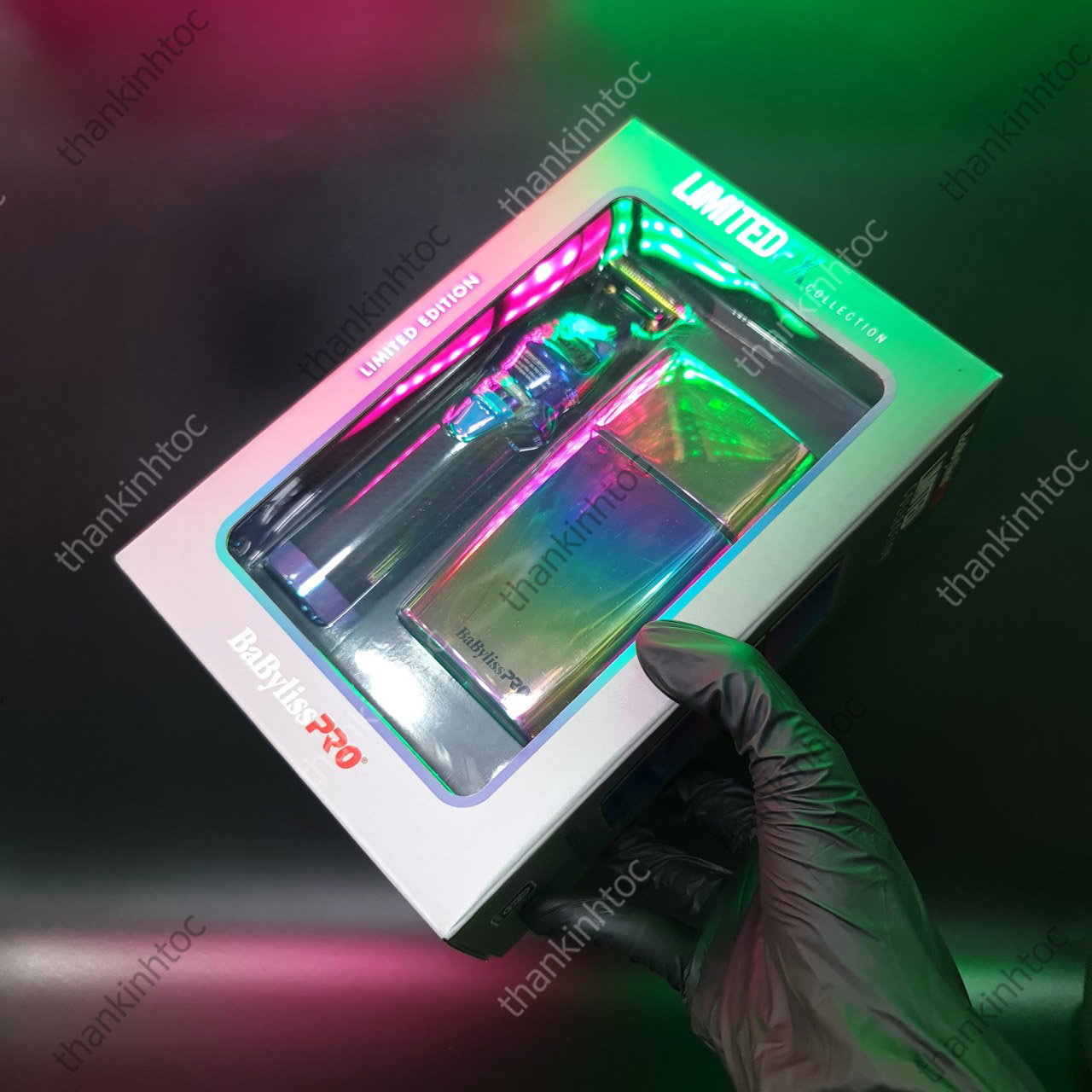 Combo Tông Đơ Viền & Máy Cạo Khô Babyliss LIMITED FX IRIDESCENT Chính Hãng USA