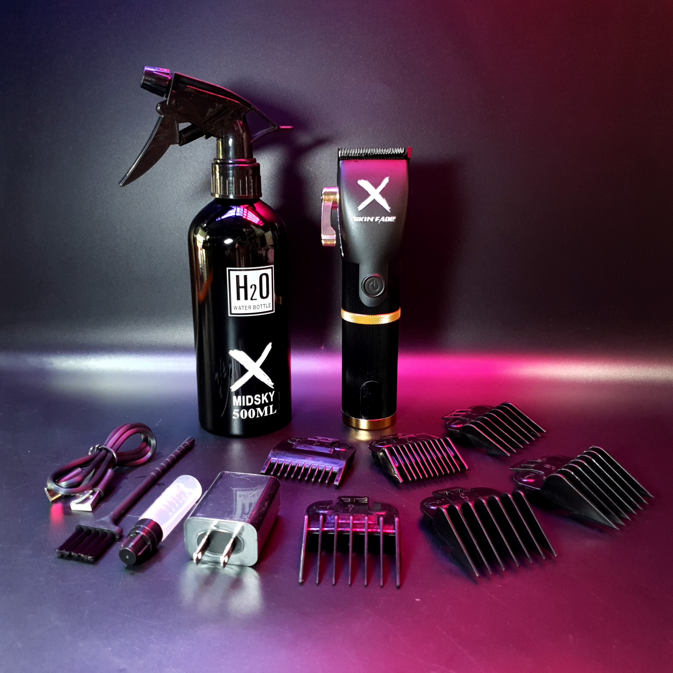 Tông Đơ Pin Lưỡi Đơn Skin Fade Pro X-01 Chính Hãng