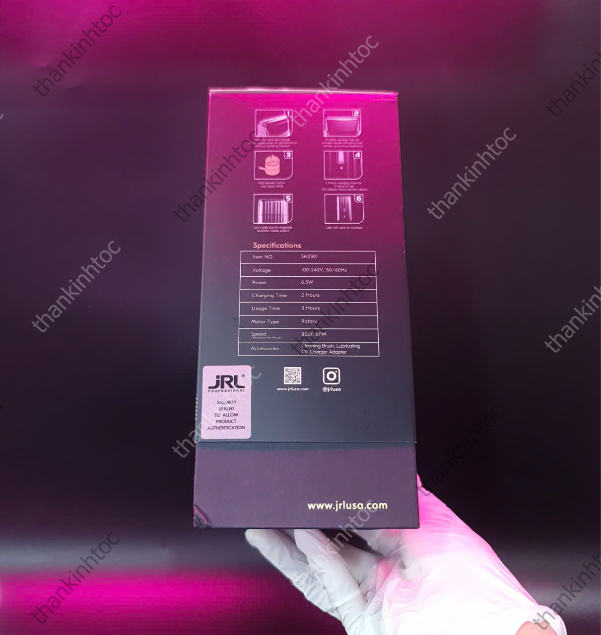 Máy Cạo Khô JRL ONYX Chính Hãng USA