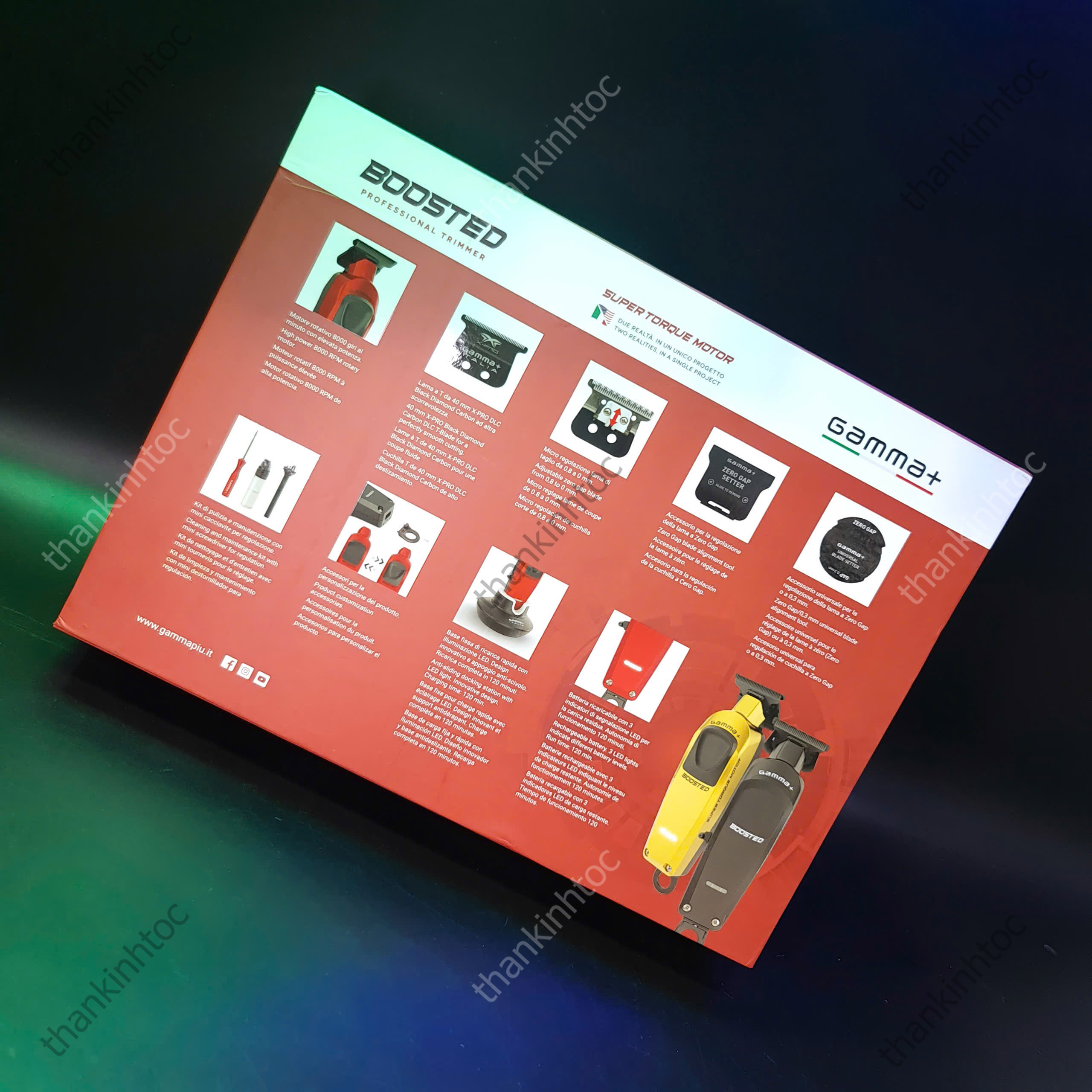 Tông Đơ Viền Gamma+ Boosted Chính Hãng Italia