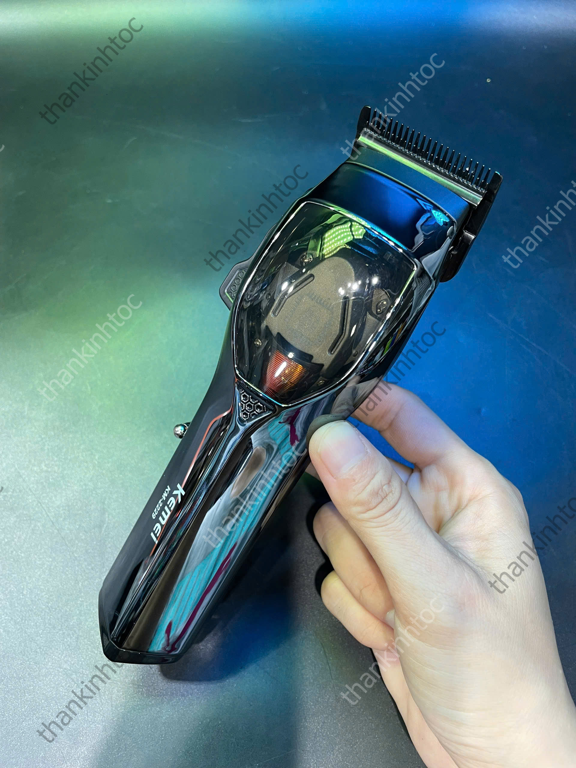 Tông Đơ Pin Lưỡi Đơn Kemei KM-2229 Chính Hãng