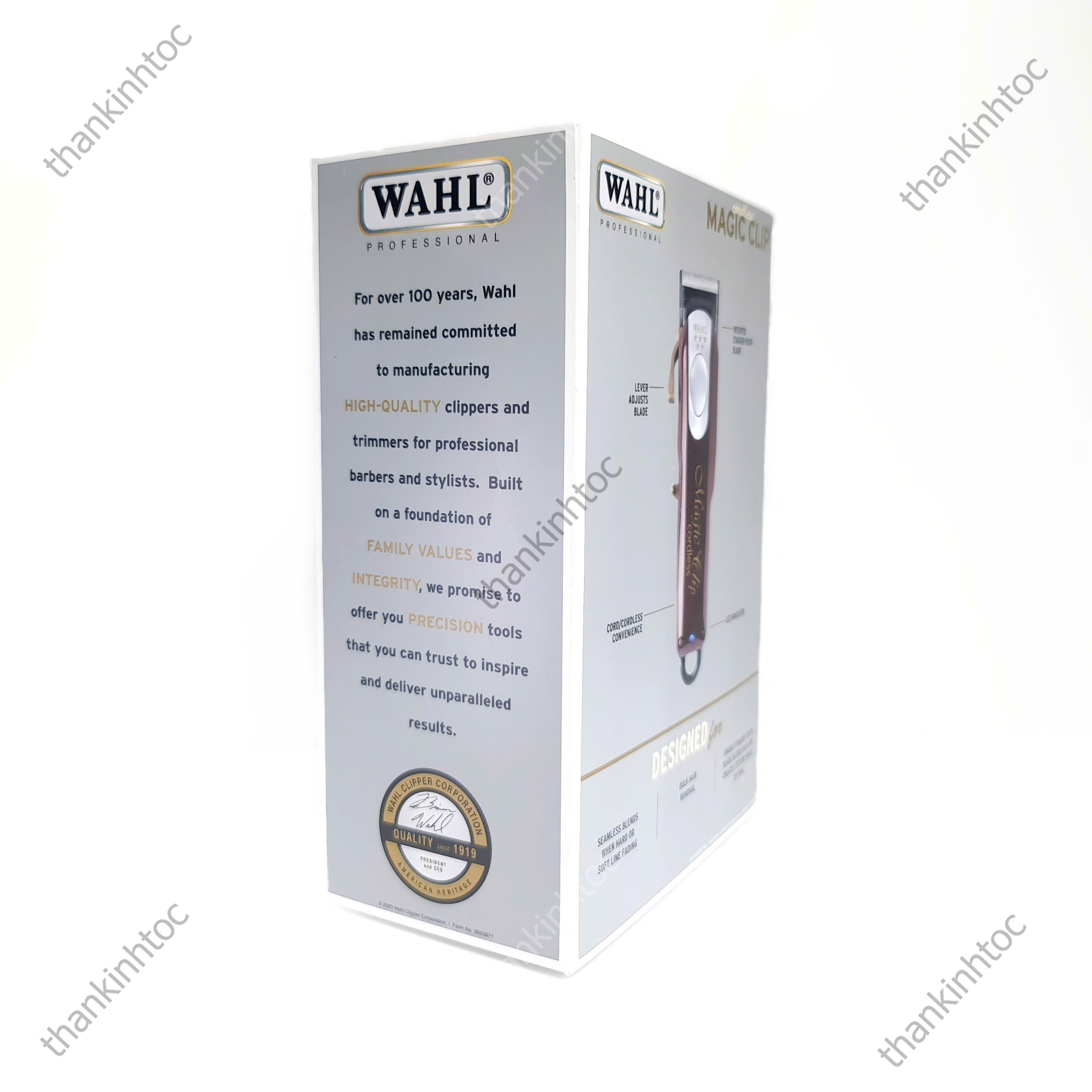 Tông đơ pin lưỡi kép WAHL Magic Clip Chính hãng USA Bản quốc tế