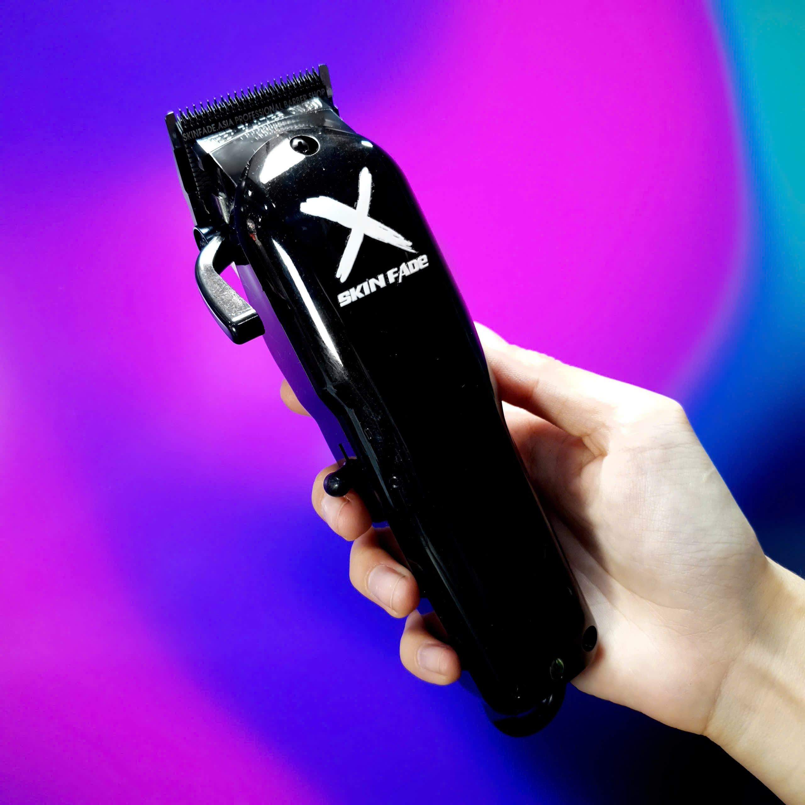 Tông Đơ Pin Lưỡi Kép Skin Fade Pro X-02 Chính Hãng