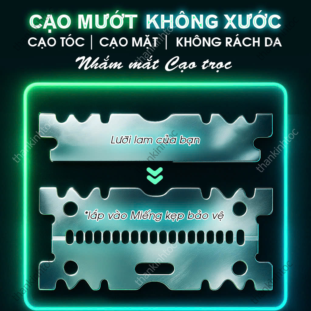 Miếng Kẹp Bảo Vệ Lưỡi Lam L3  – Chống Xước Da  –  Cạo Râu, Tóc An toàn