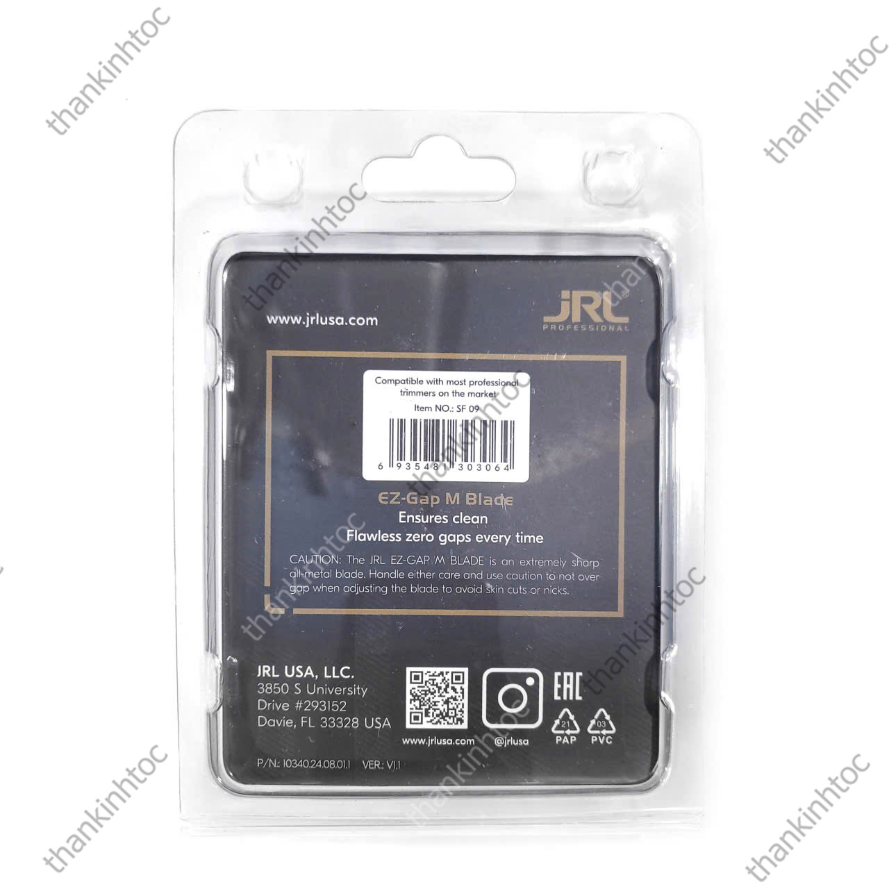 Lưỡi Viền JRL ONYX Black Chính Hãng