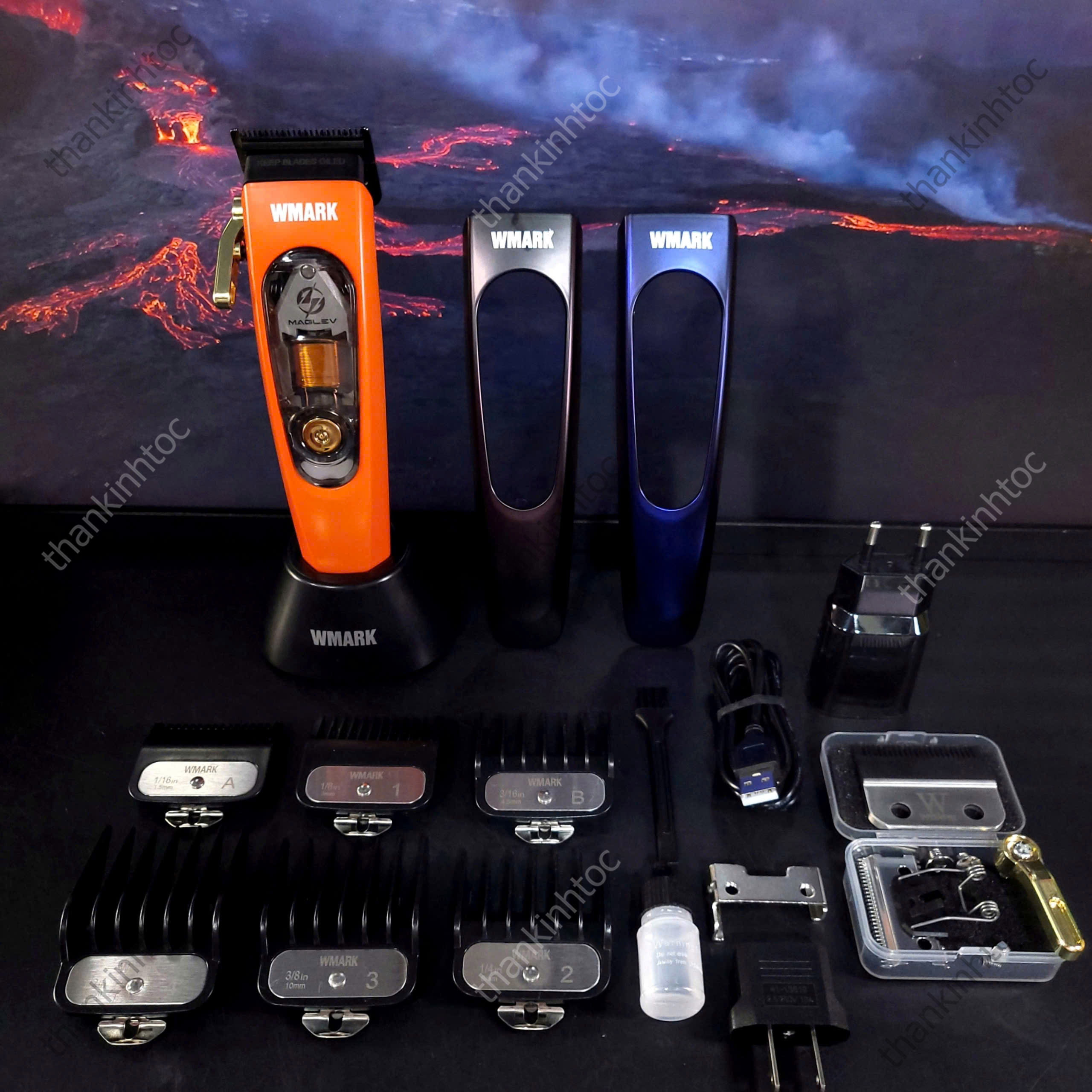 Tông Đơ Pin Từ Tính WMARK NG-9004B Chính Hãng