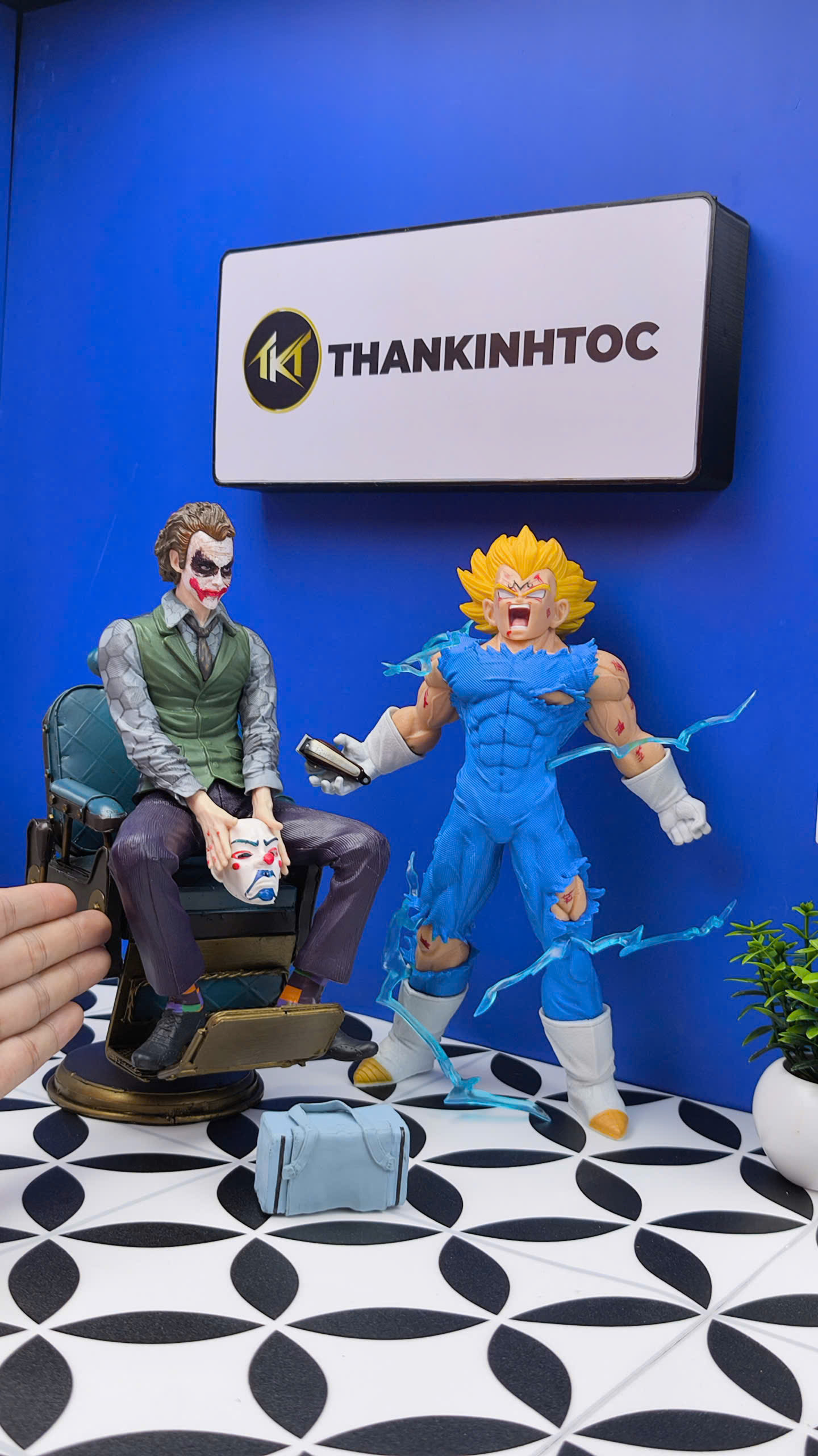 Mô hình tiệm tóc Barber NO LIMIT 27cm