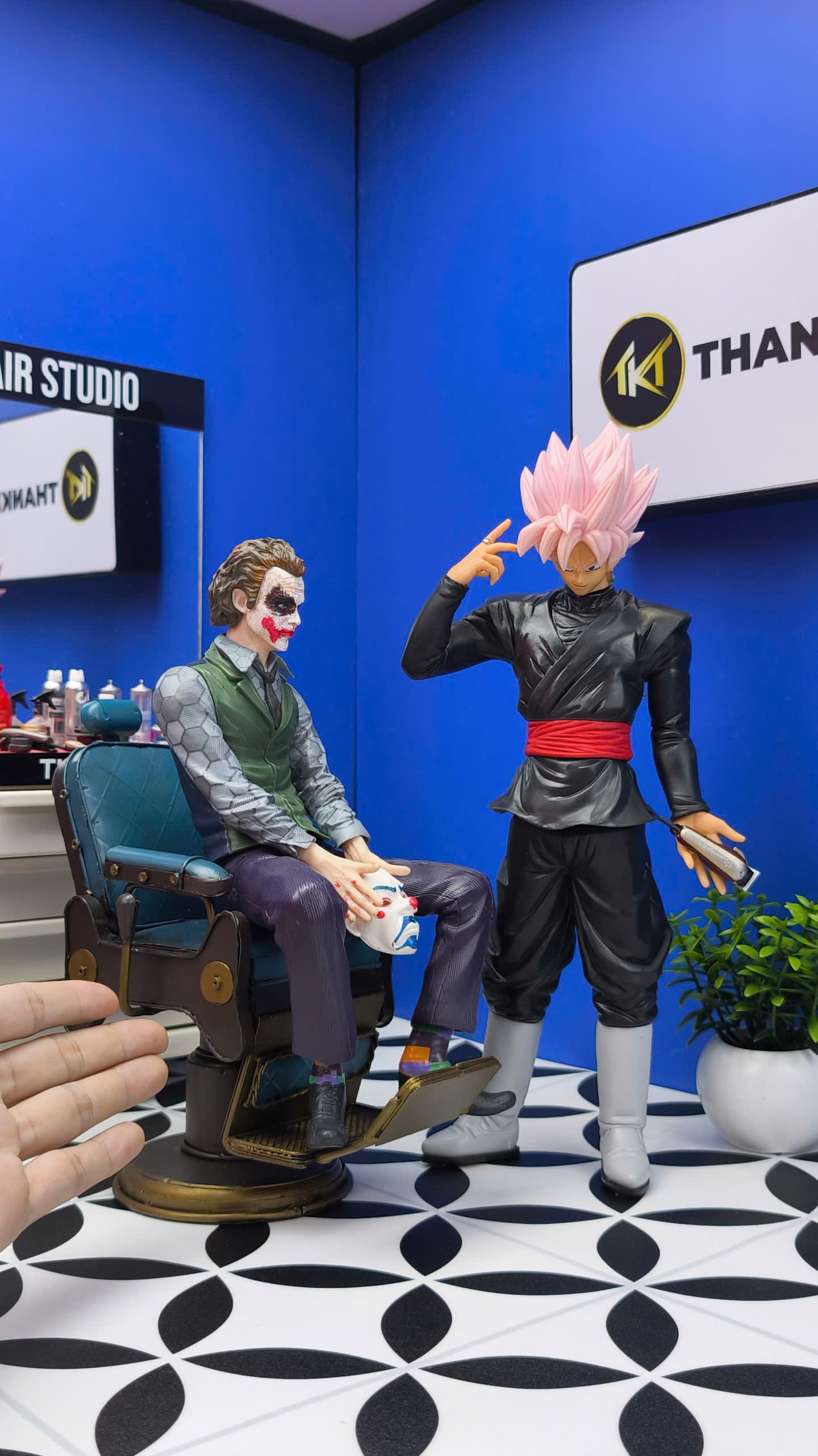 Mô hình tiệm tóc Barber MINDSET 31cm