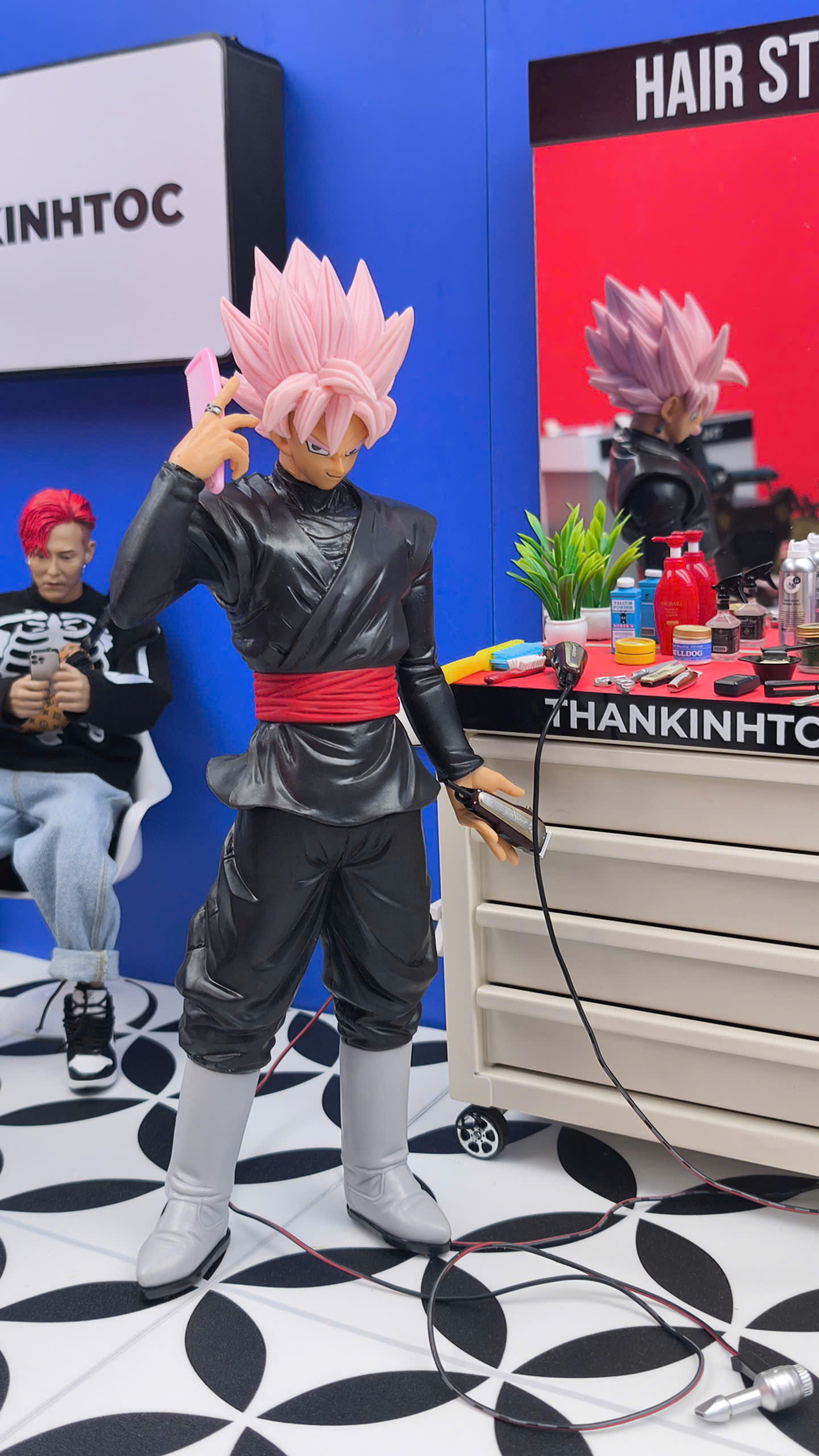 Mô hình tiệm tóc Barber MINDSET 31cm