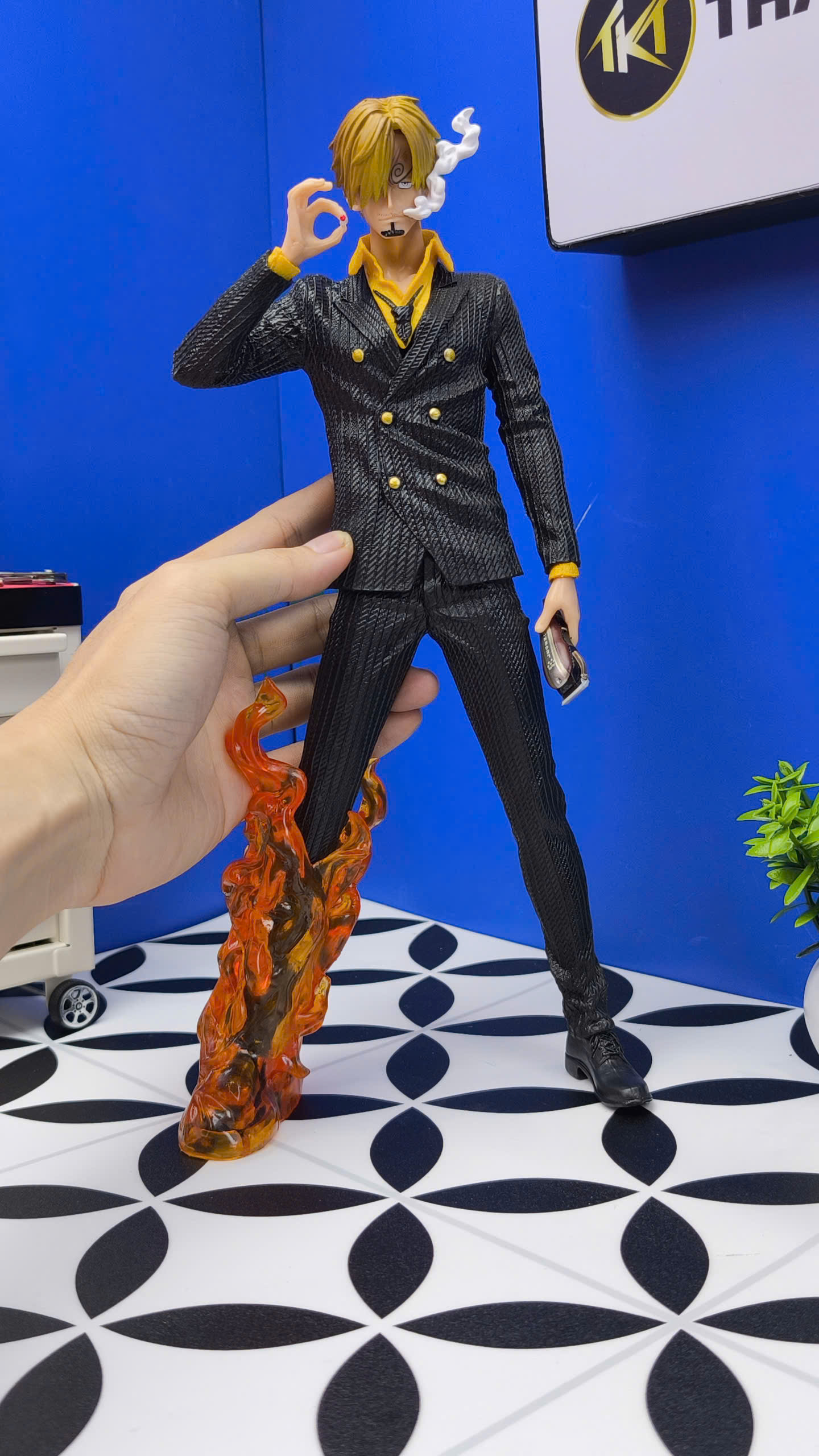 Mô hình tiệm tóc Barber FIRE 32cm