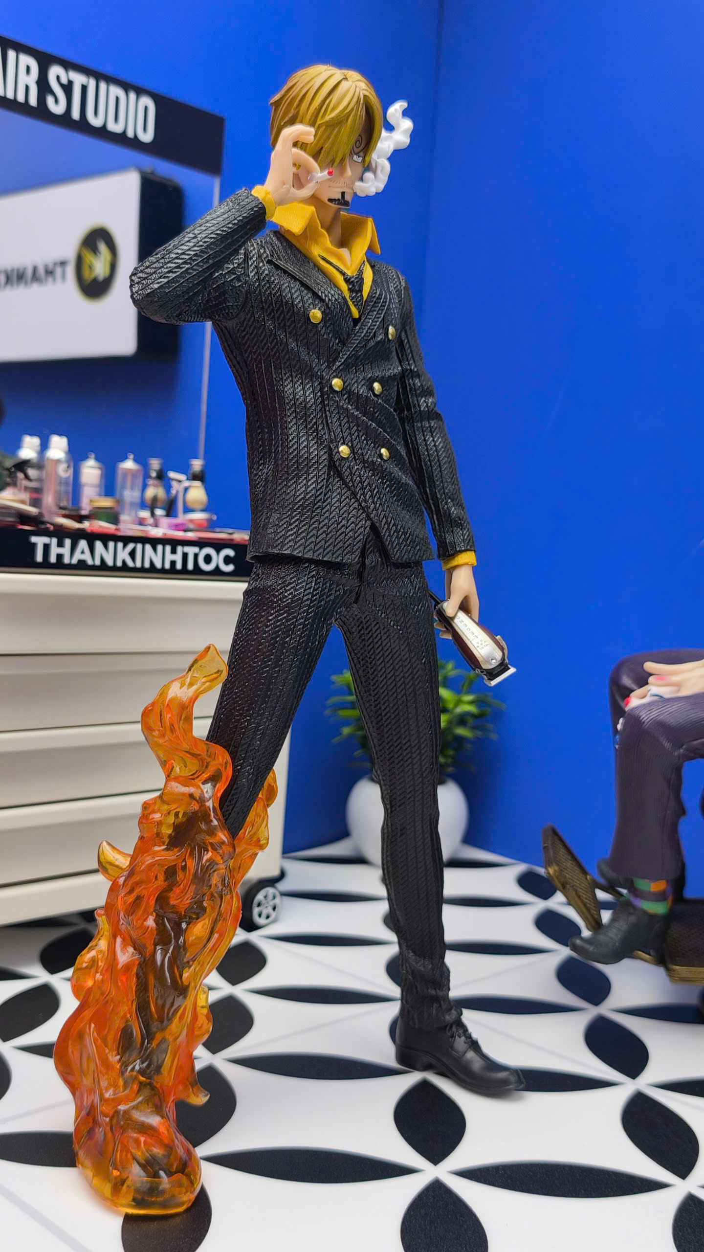 Mô hình tiệm tóc Barber FIRE 32cm